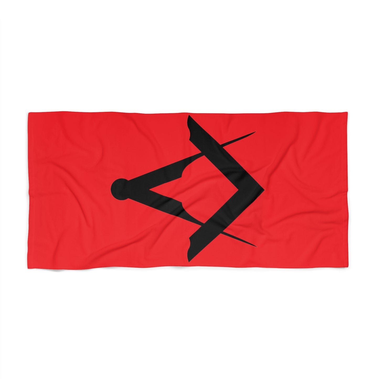 Euro Square and Compasses Beach Towel