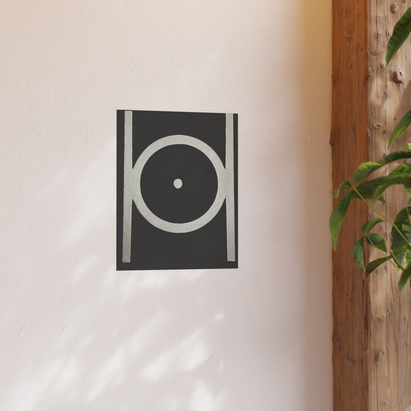 Point in Circle Matte Posters