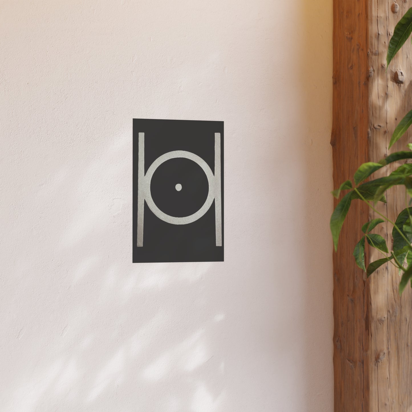 Point in Circle Matte Posters