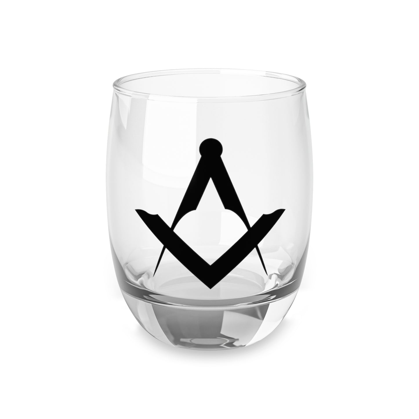 Euro Square and Compasses Whiskey Glass