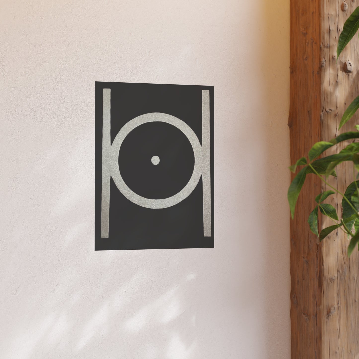 Point in Circle Matte Posters