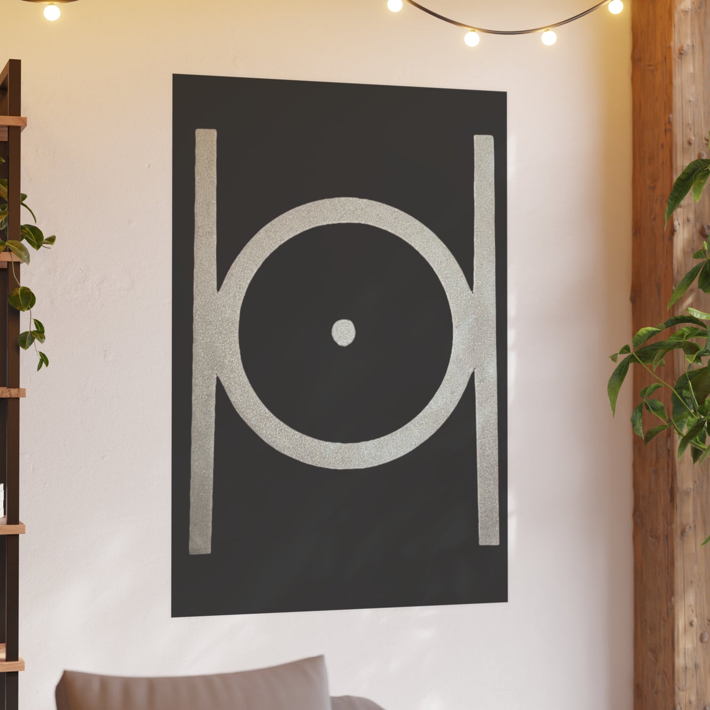 Point in Circle Matte Posters