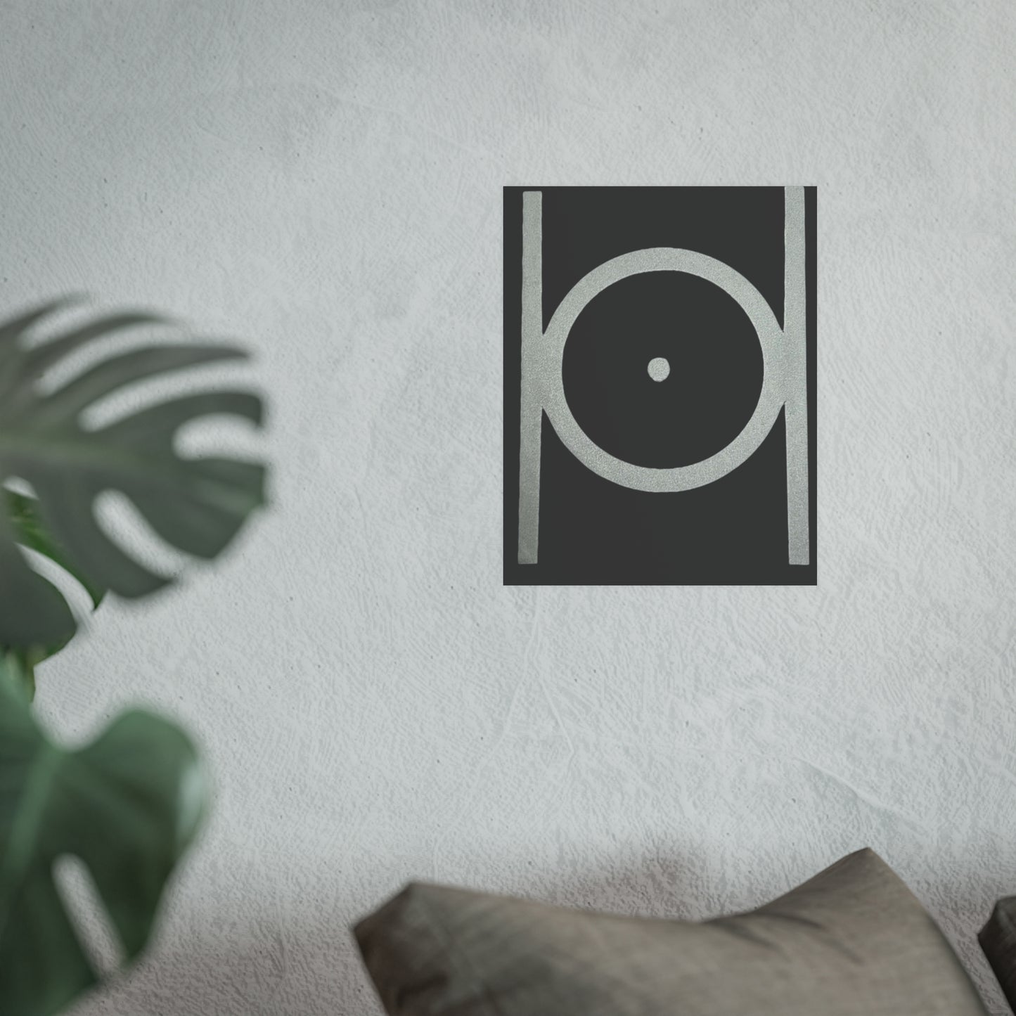 Point in Circle Matte Posters