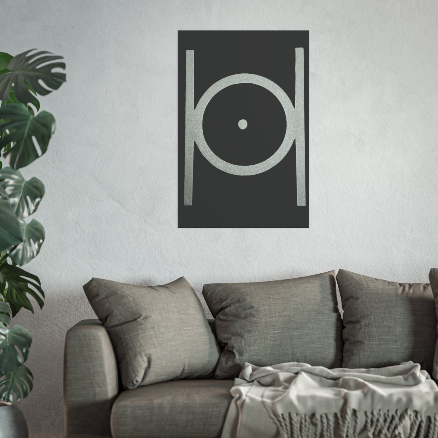 Point in Circle Matte Posters