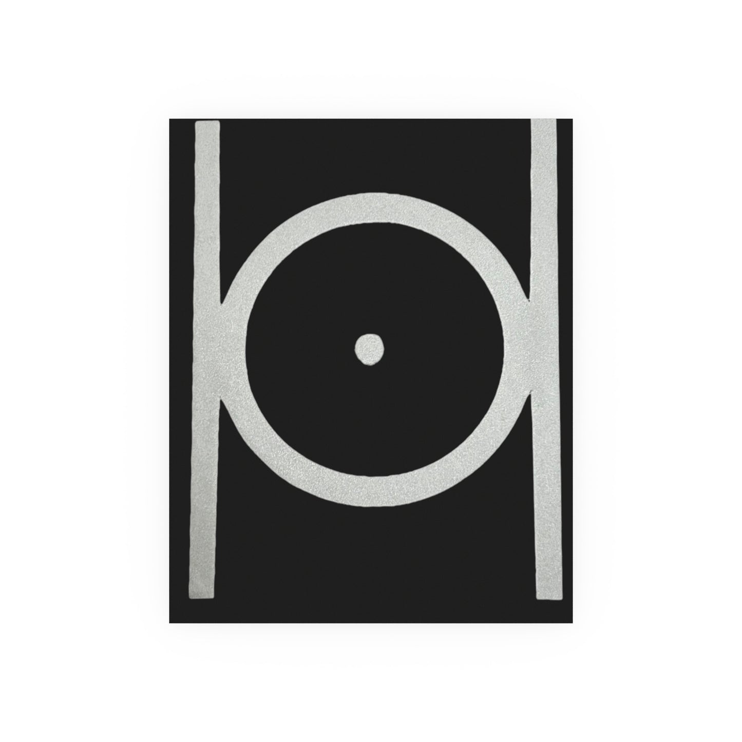 Point in Circle Matte Posters