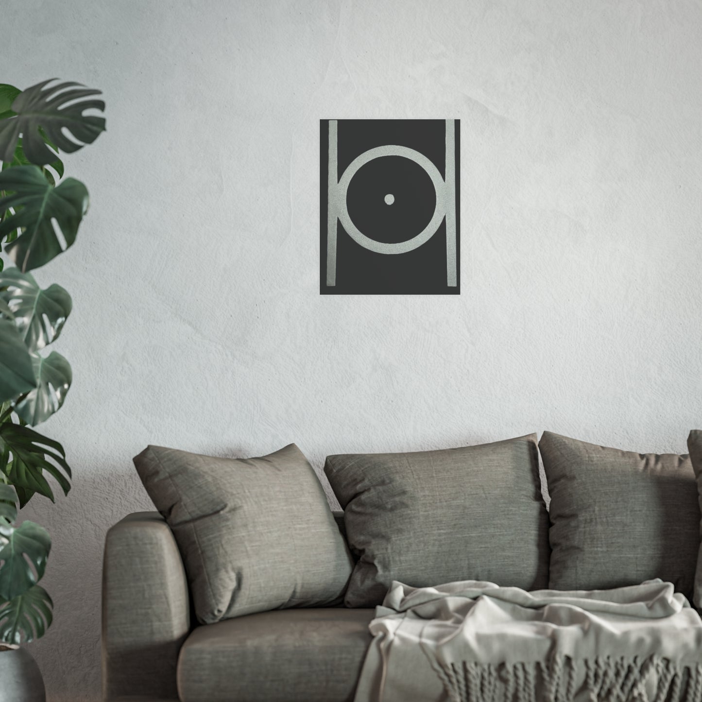 Point in Circle Matte Posters