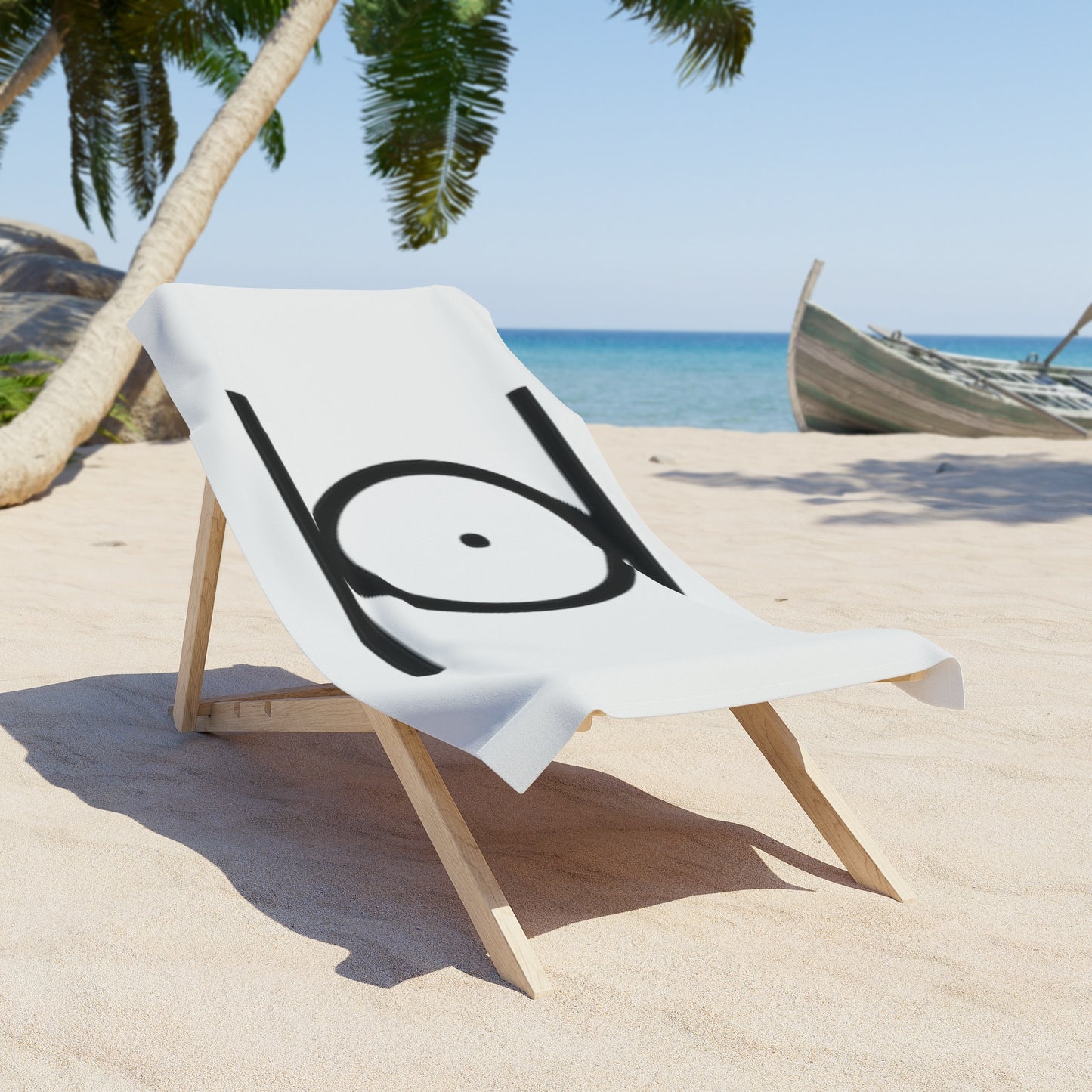 Point in Circle Beach Towel