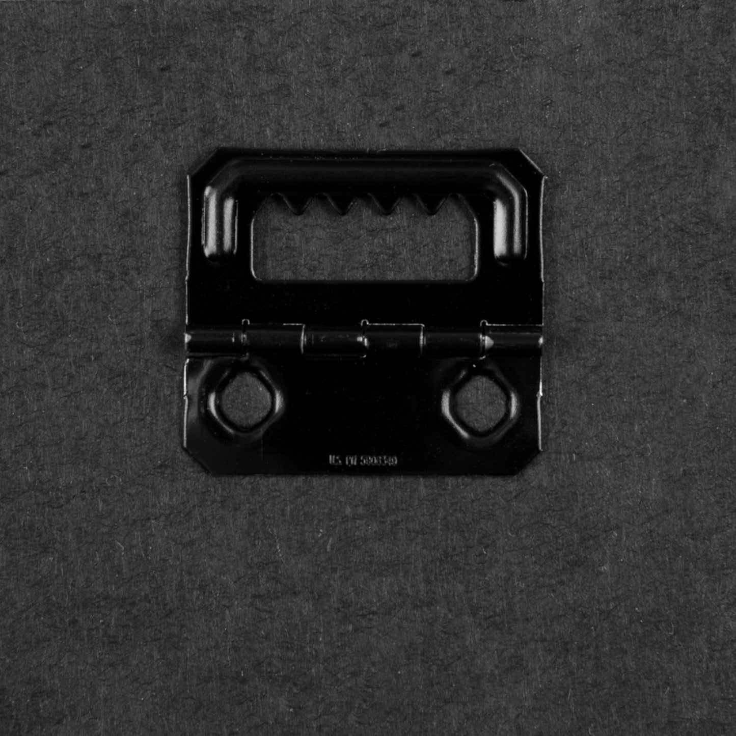 Euro Square and Compasses Black Canvas