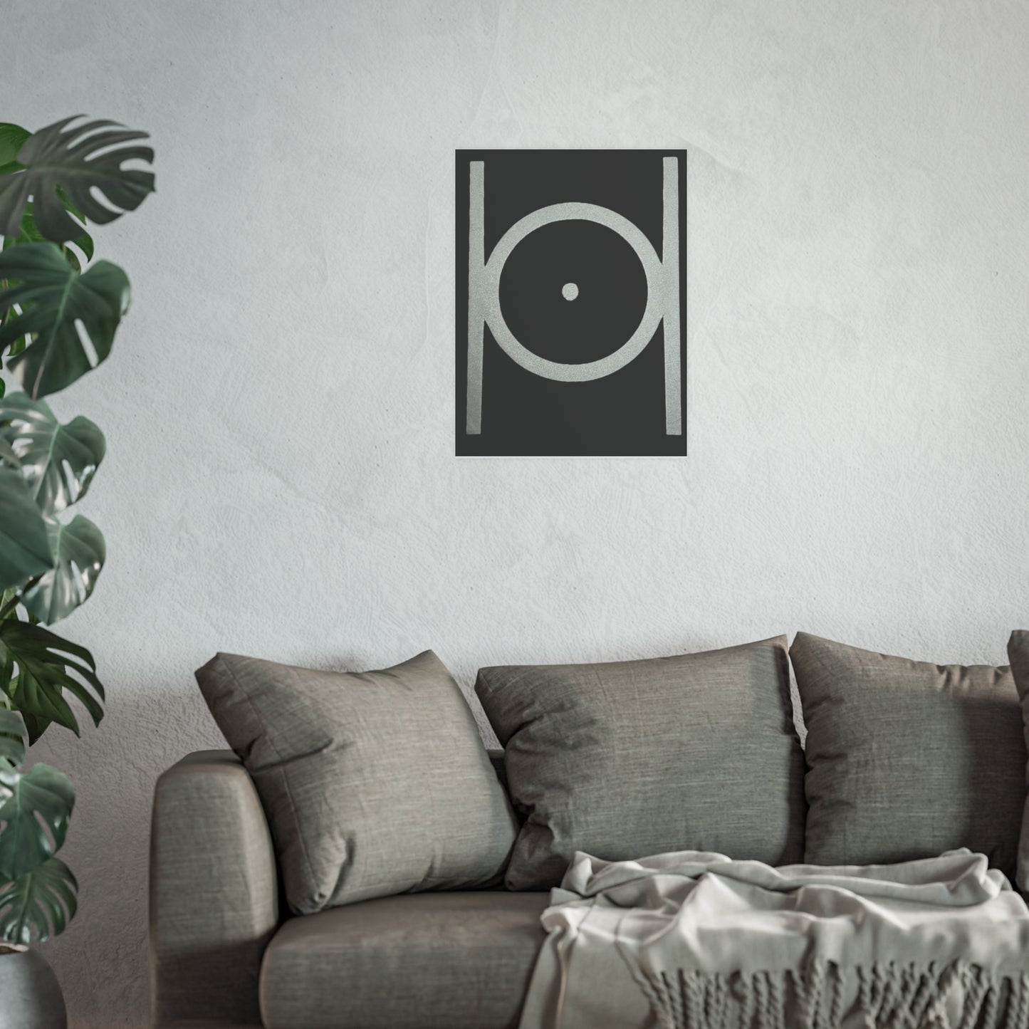 Point in Circle Matte Posters