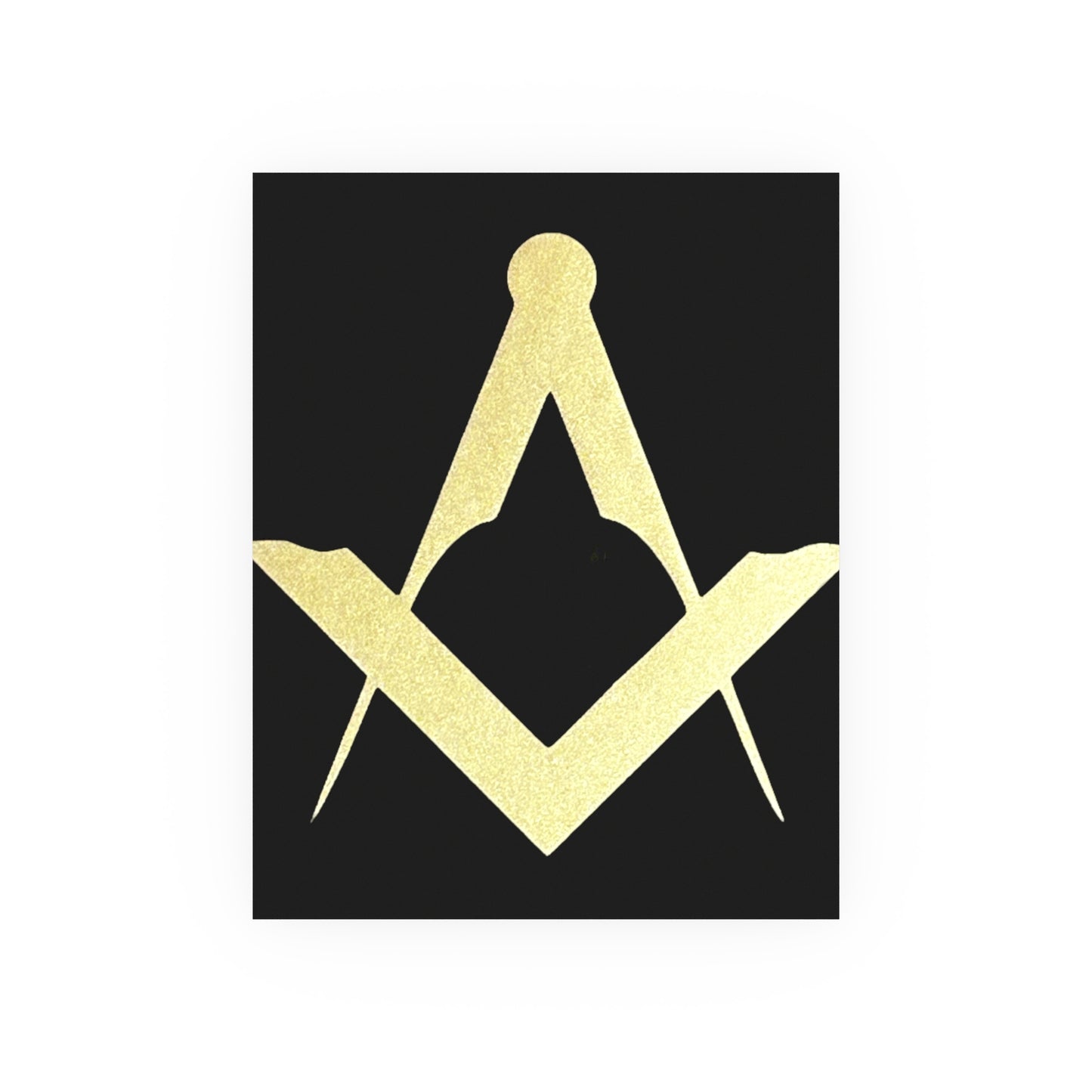 Euro Square and Compasses Matte Posters