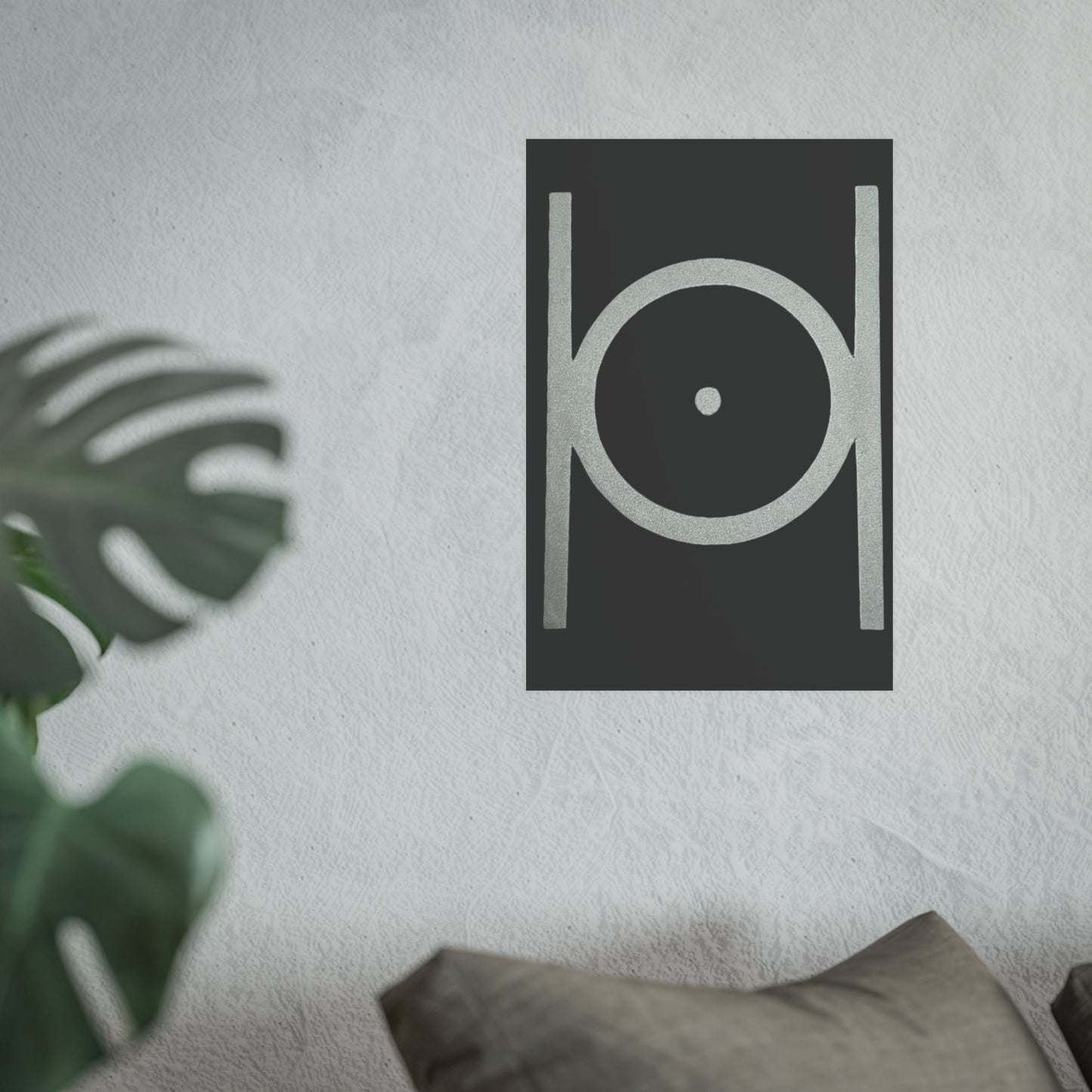 Point in Circle Matte Posters