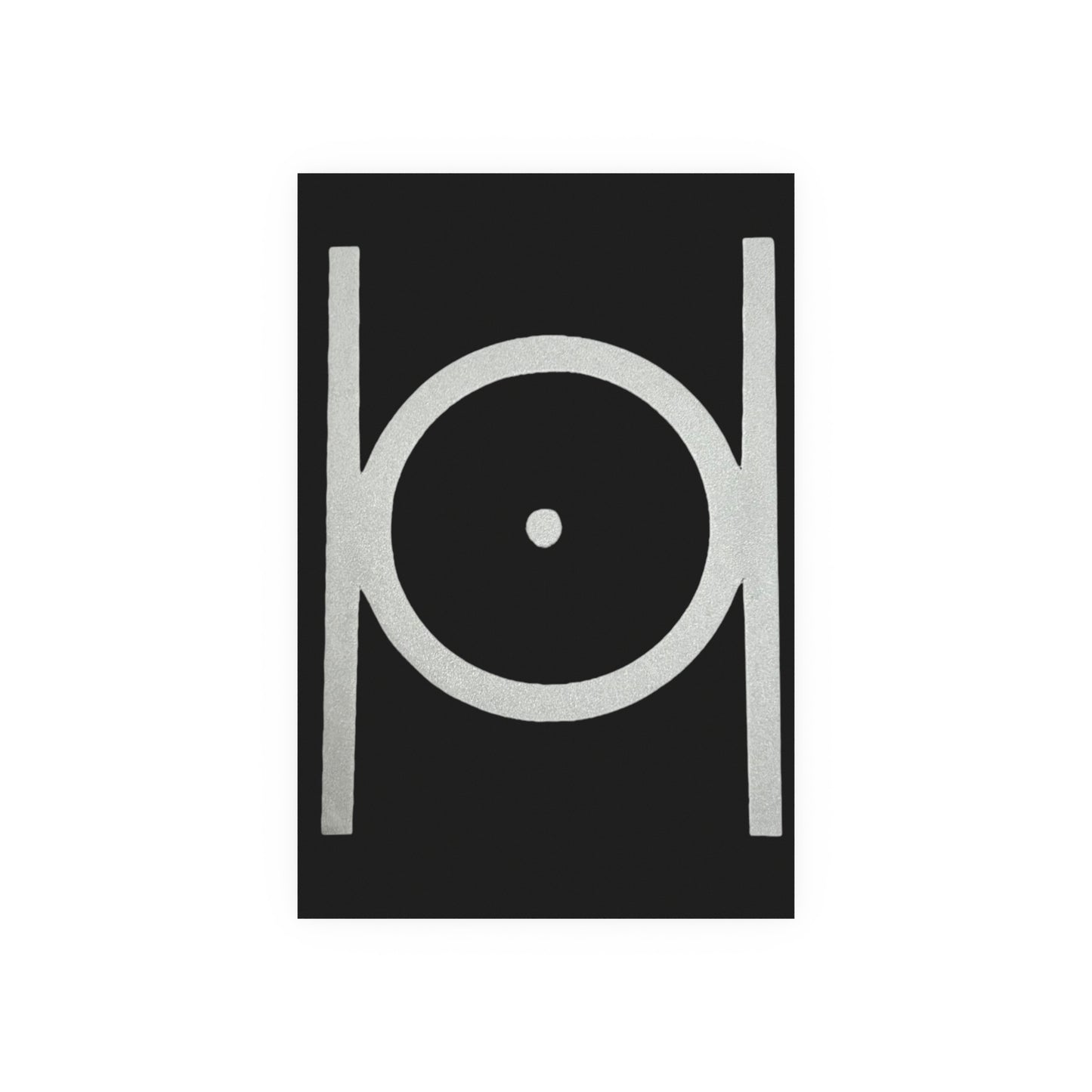 Point in Circle Matte Posters