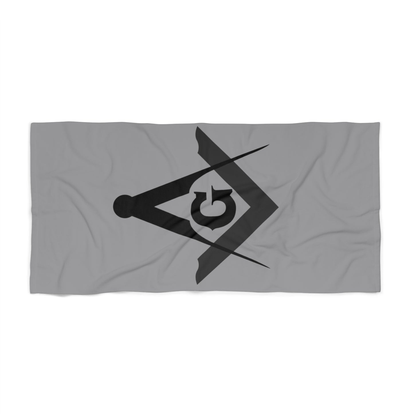 Square and Compasses Beach towel