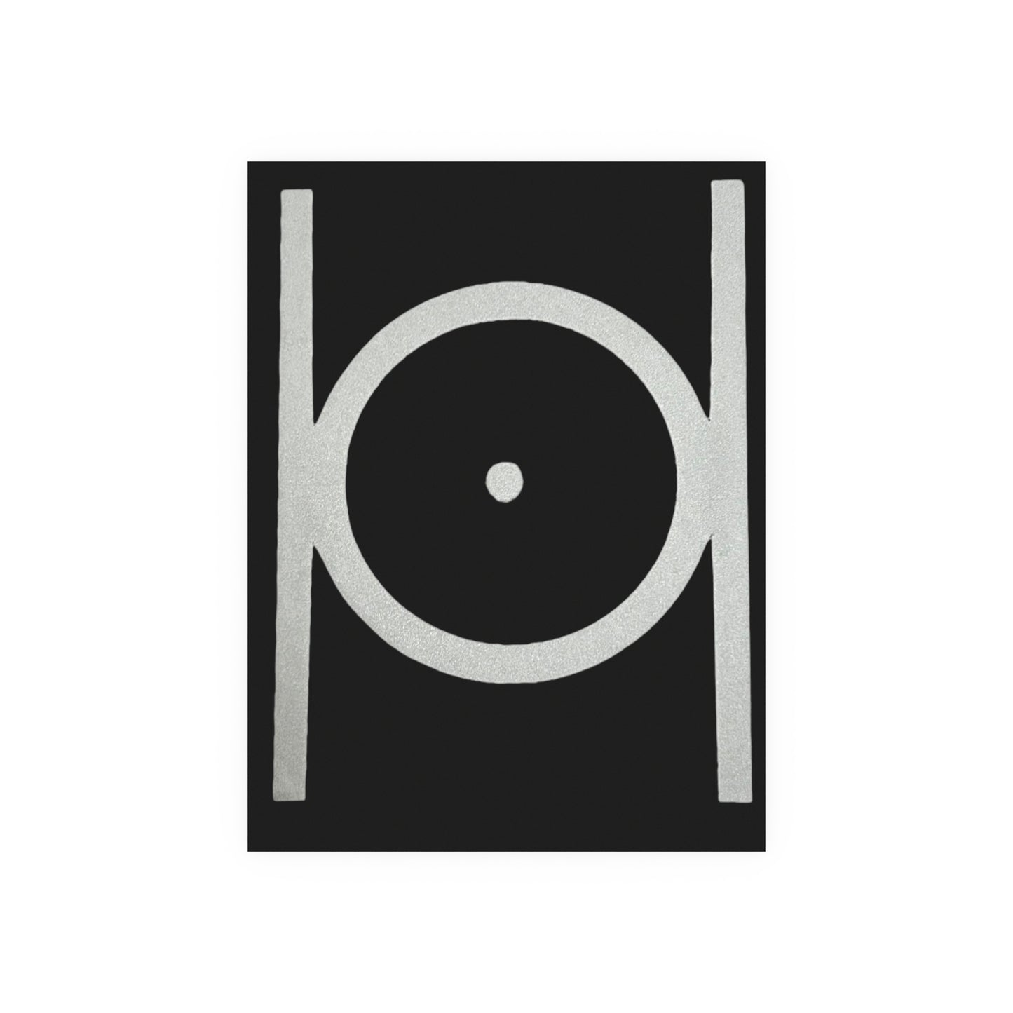 Point in Circle Matte Posters