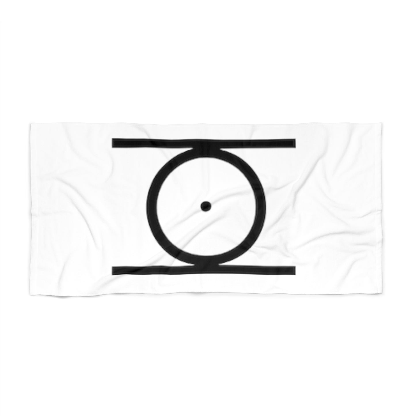 Point in Circle Beach Towel