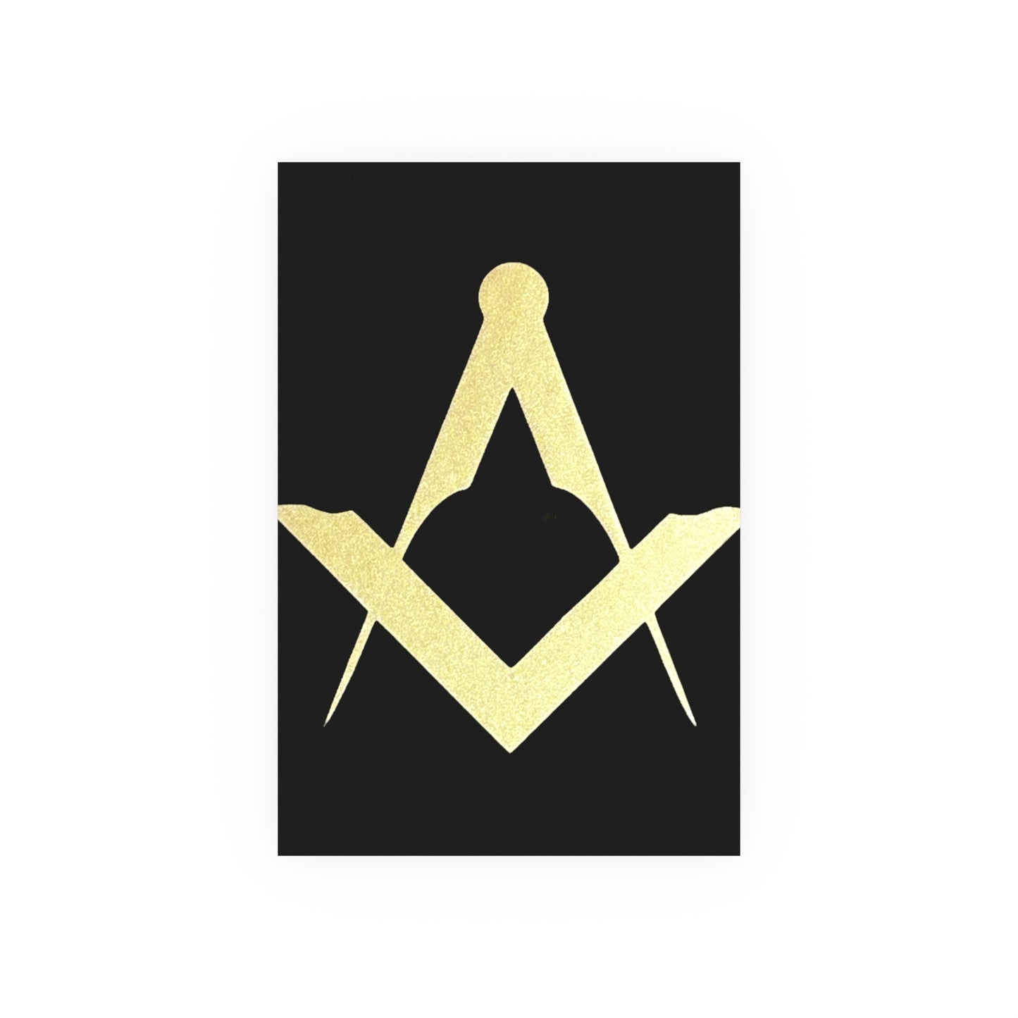 Euro Square and Compasses Matte Posters