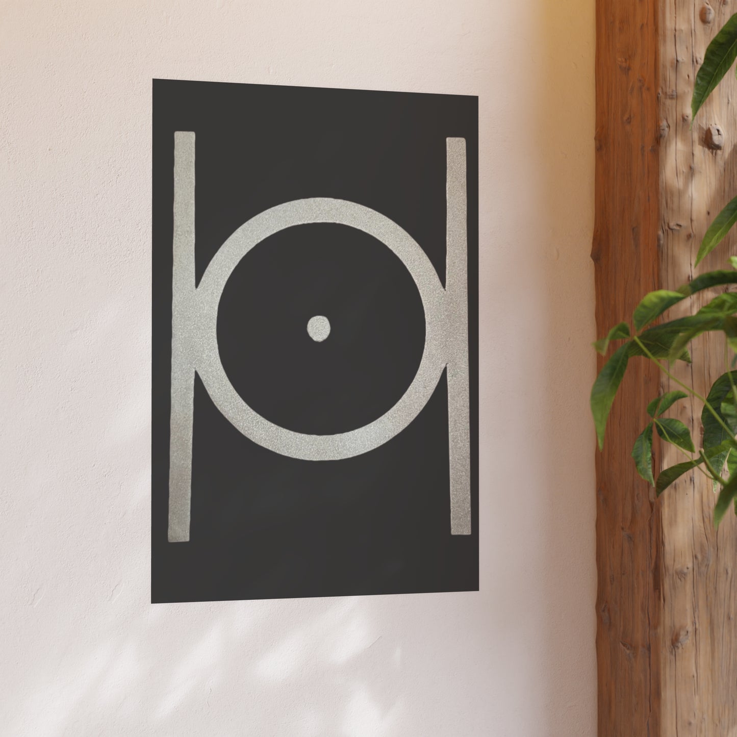 Point in Circle Matte Posters