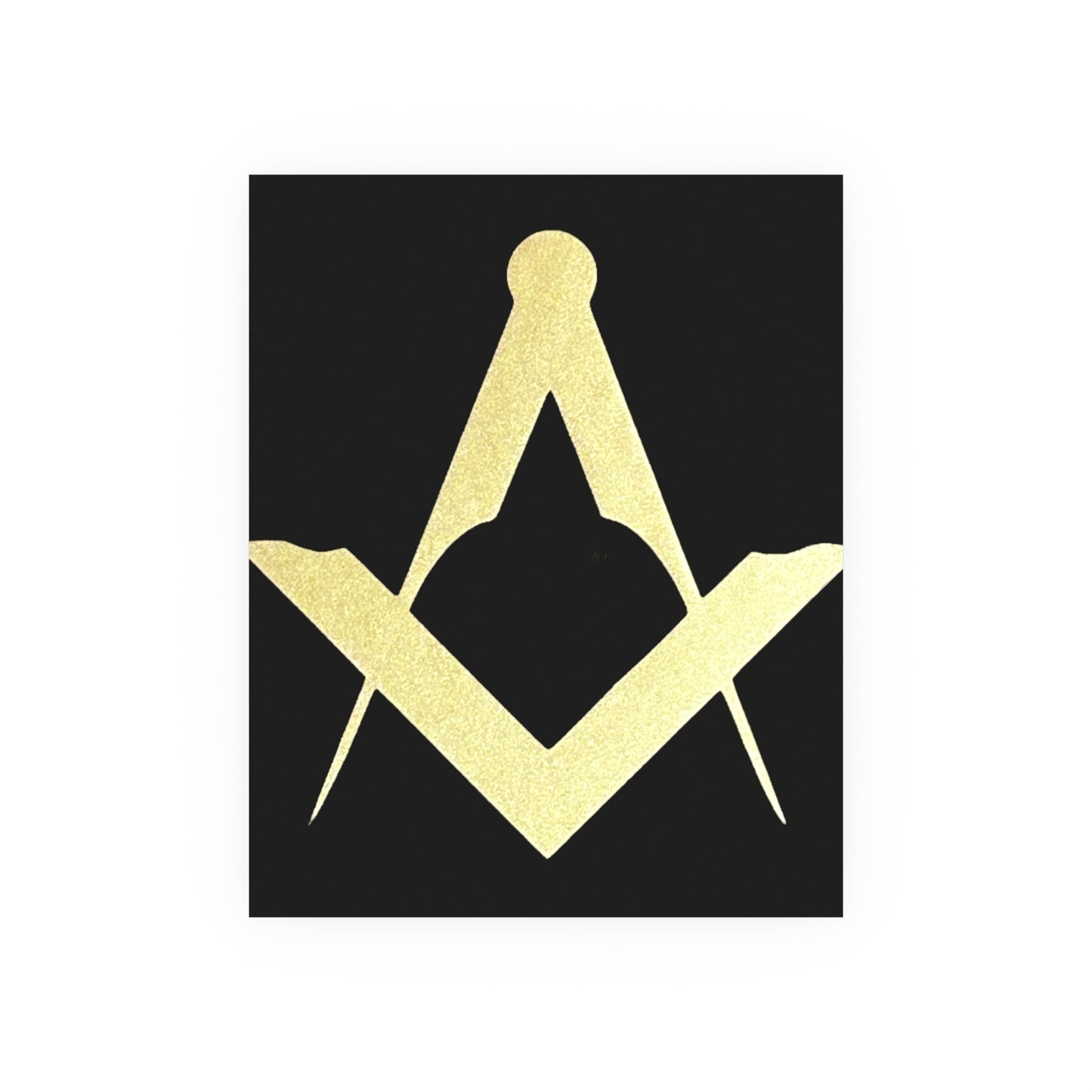 Euro Square and Compasses Matte Posters