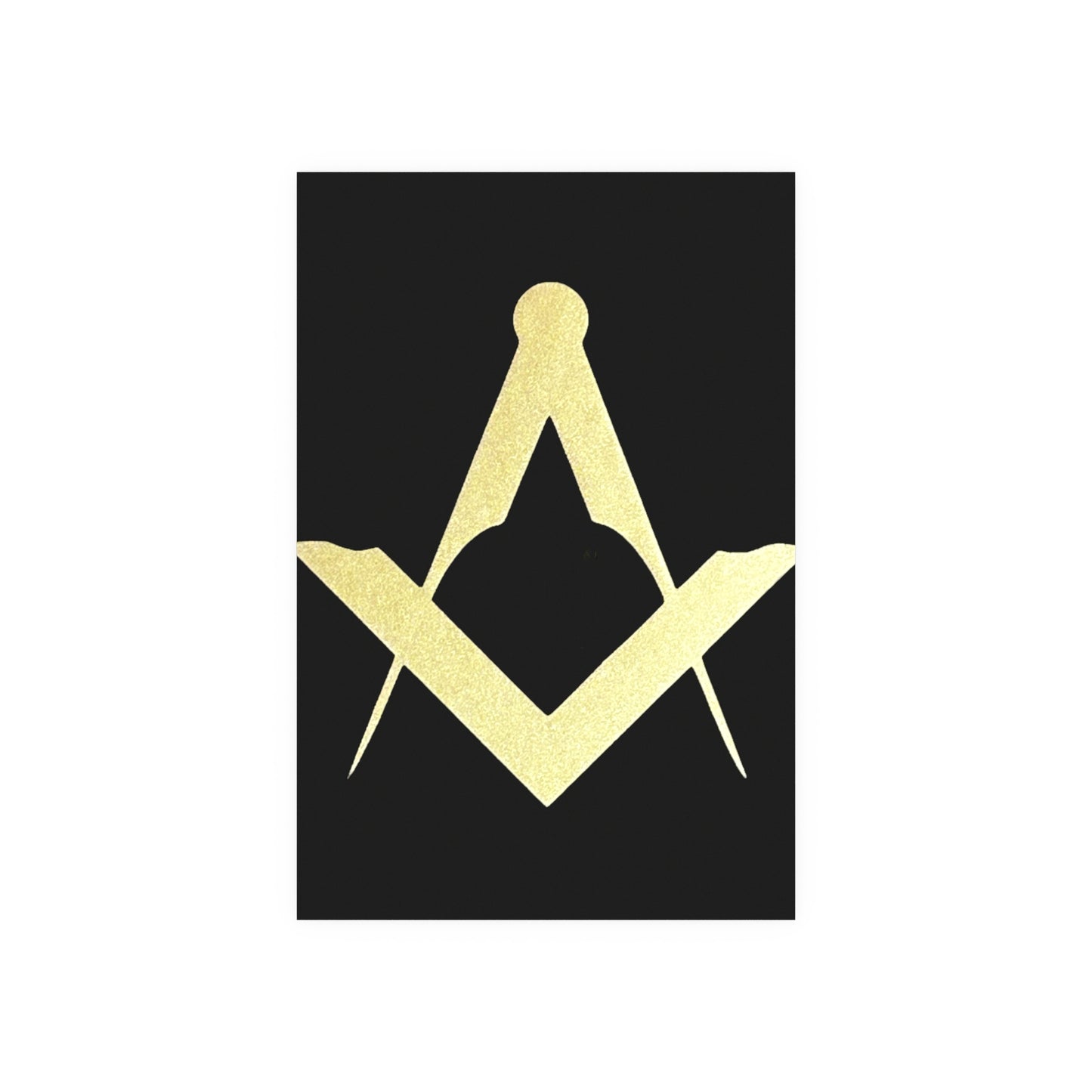 Euro Square and Compasses Matte Posters