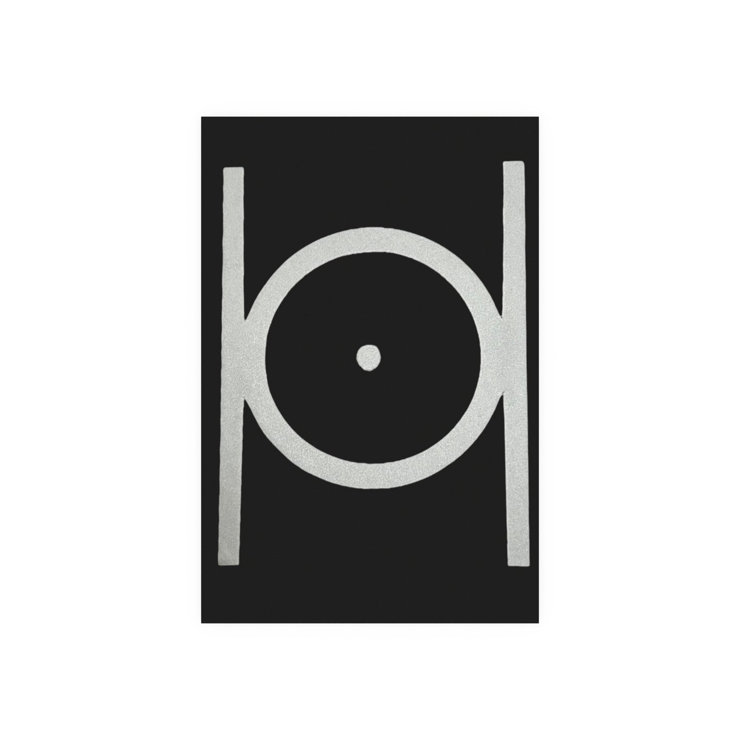 Point in Circle Matte Posters
