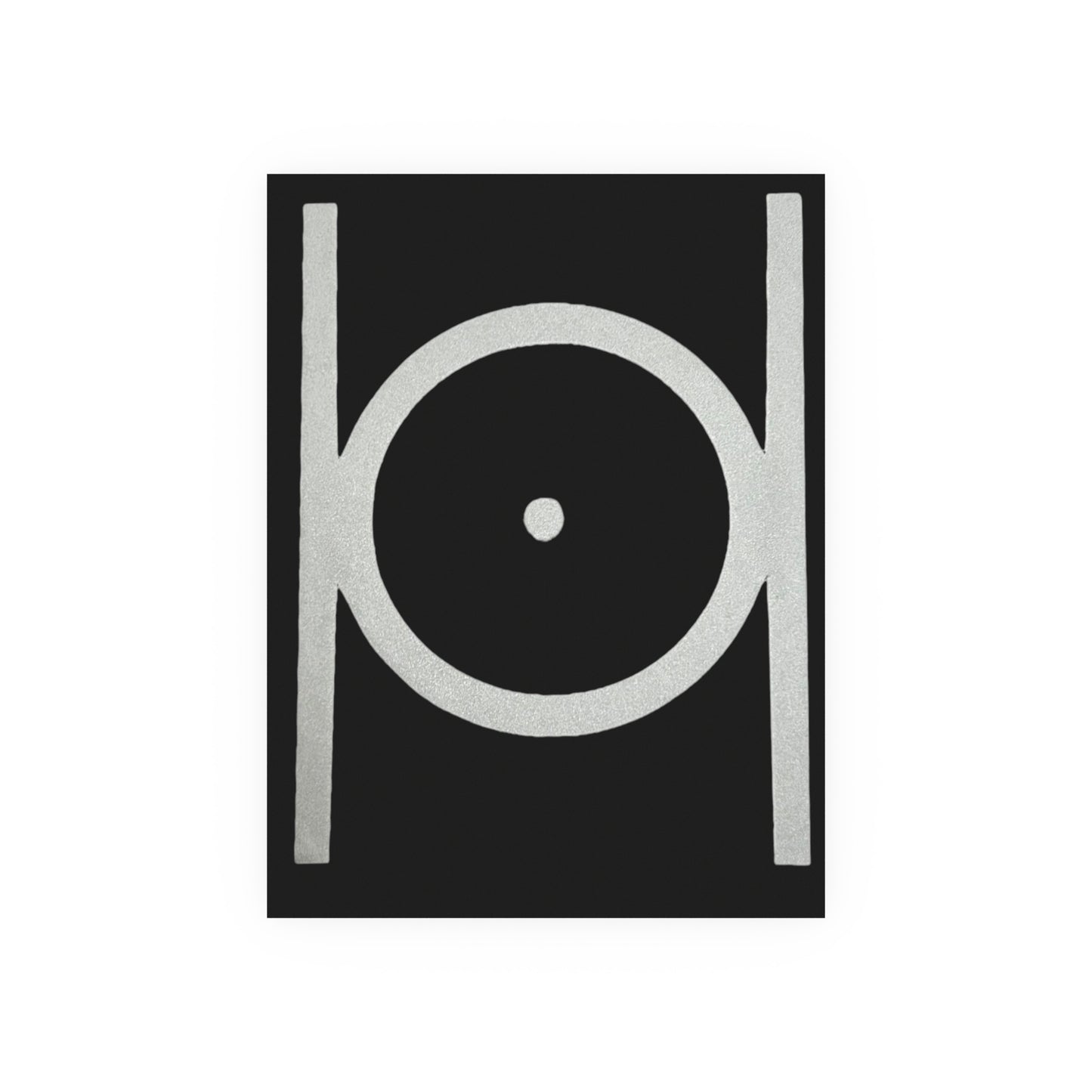 Point in Circle Matte Posters