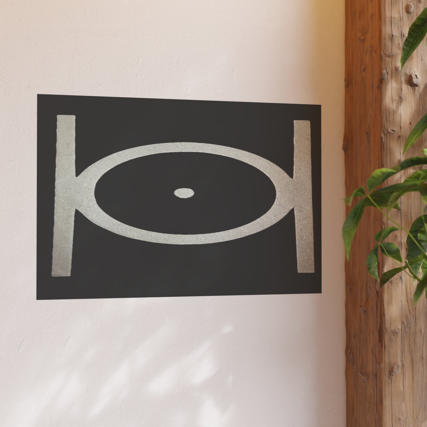 Point in Circle Matte Posters