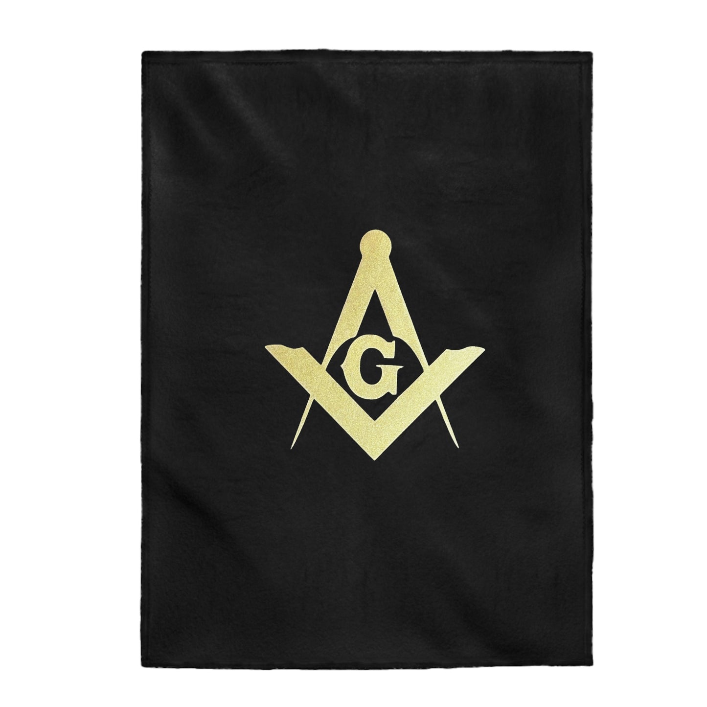 Square and Compasses Plush Blanket