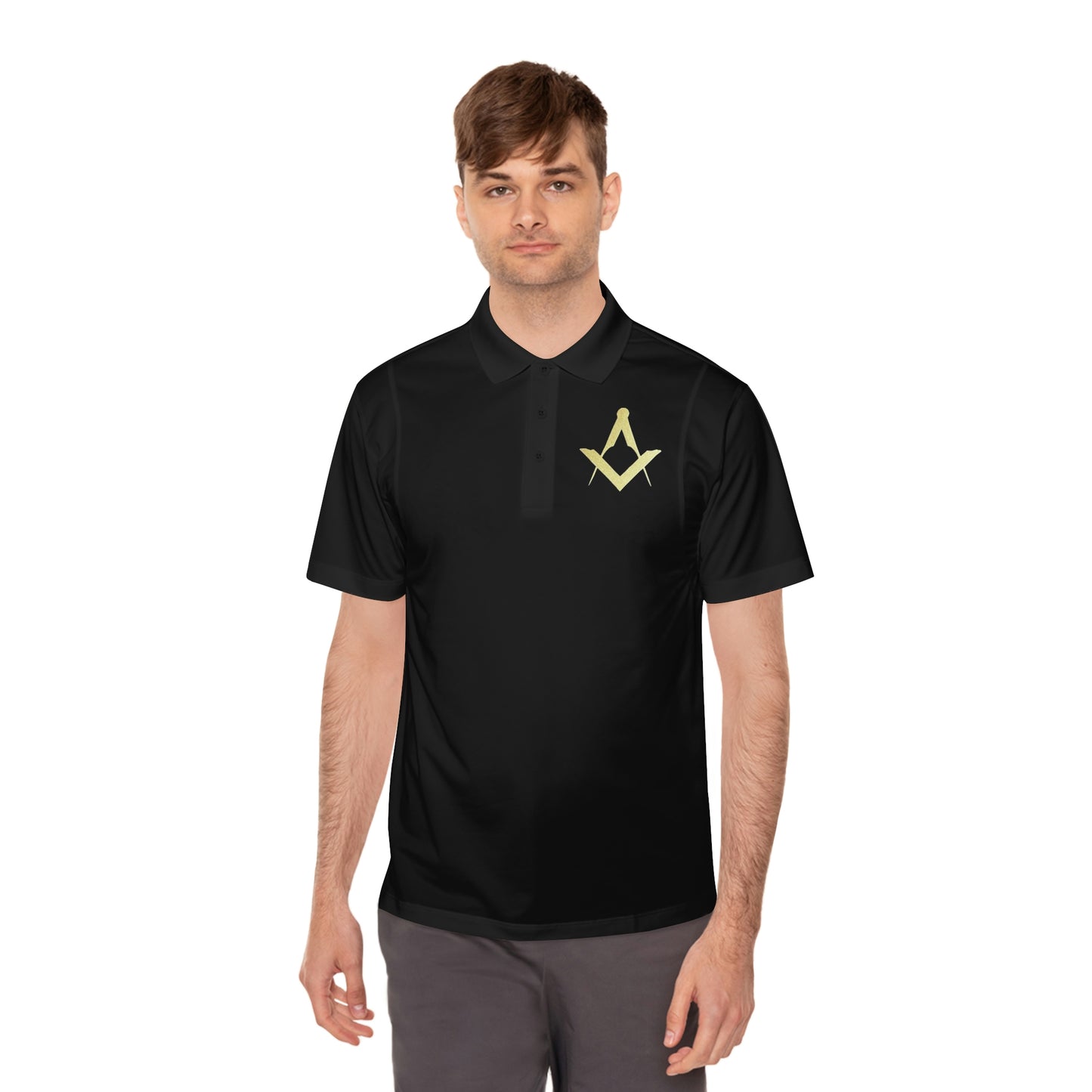 Euro Square and Compasses Sport Polo Shirt