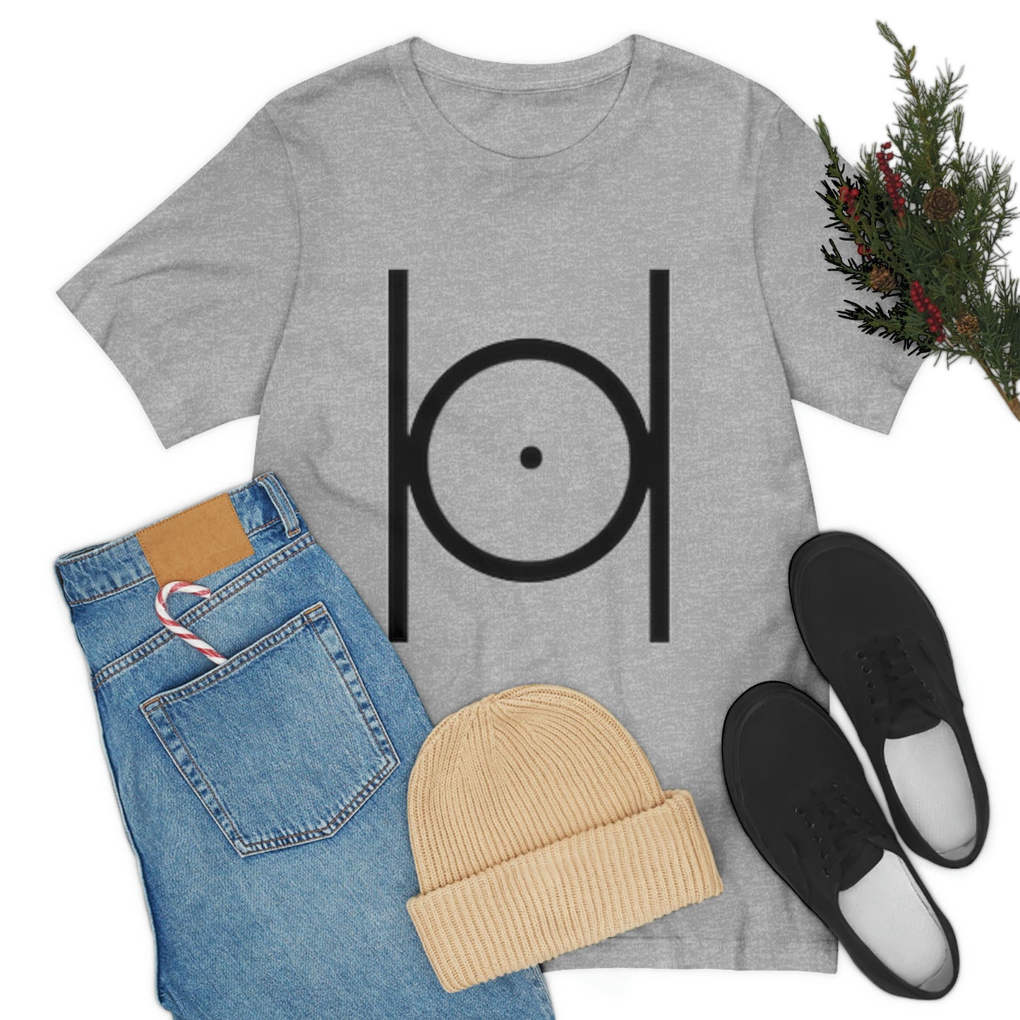 Point in Circle Jersey Short Sleeve Tee