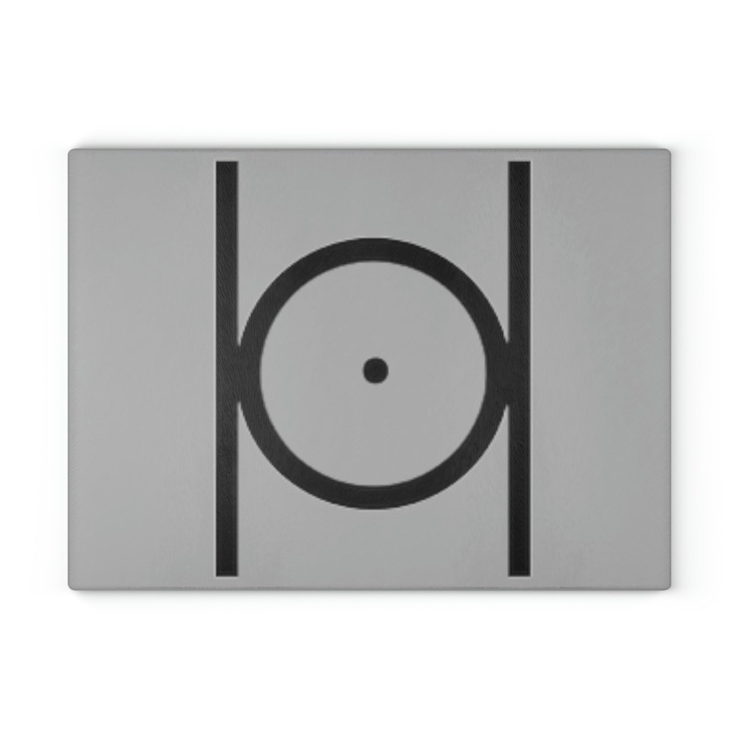 Point in Circle Glass Cutting Board