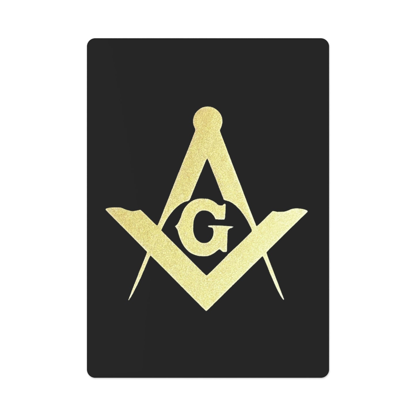 Square and Compasses Poker Cards