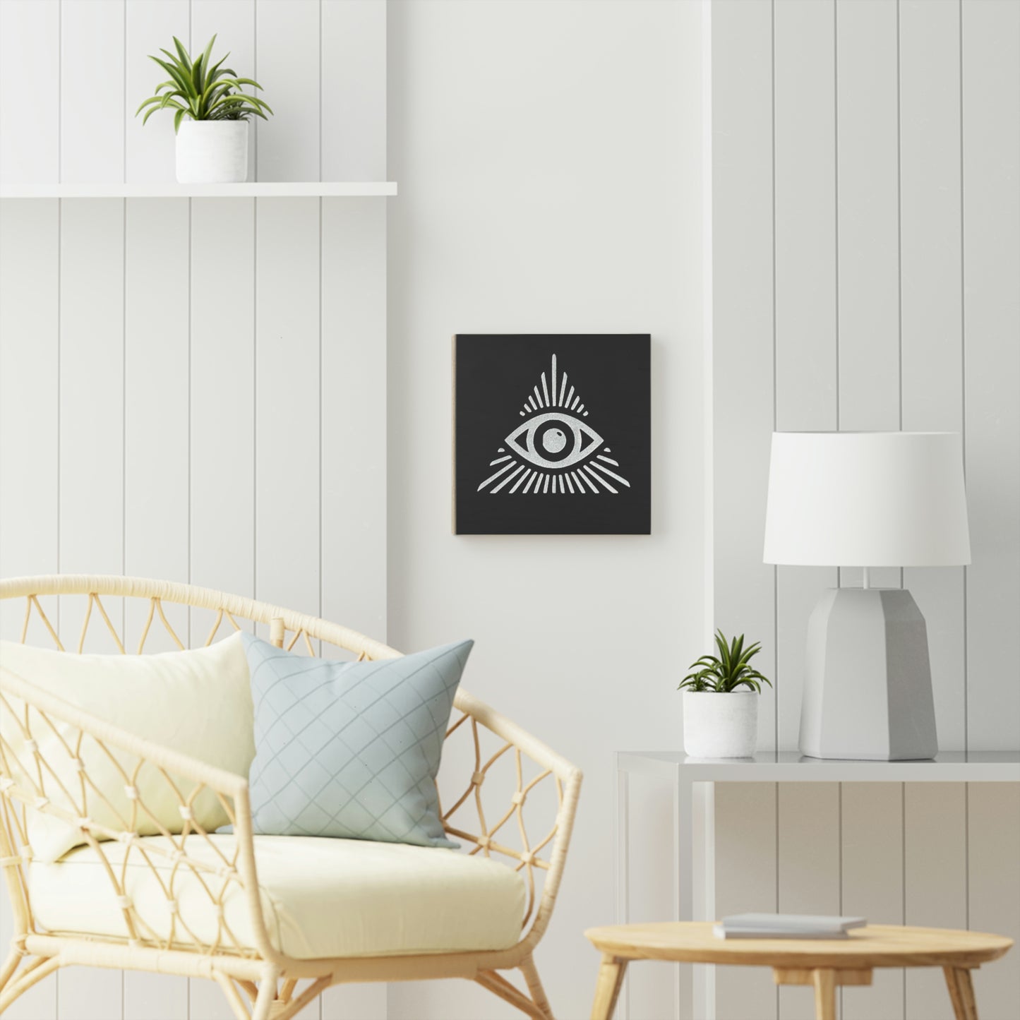 All Seeing Eye Wood Canvas