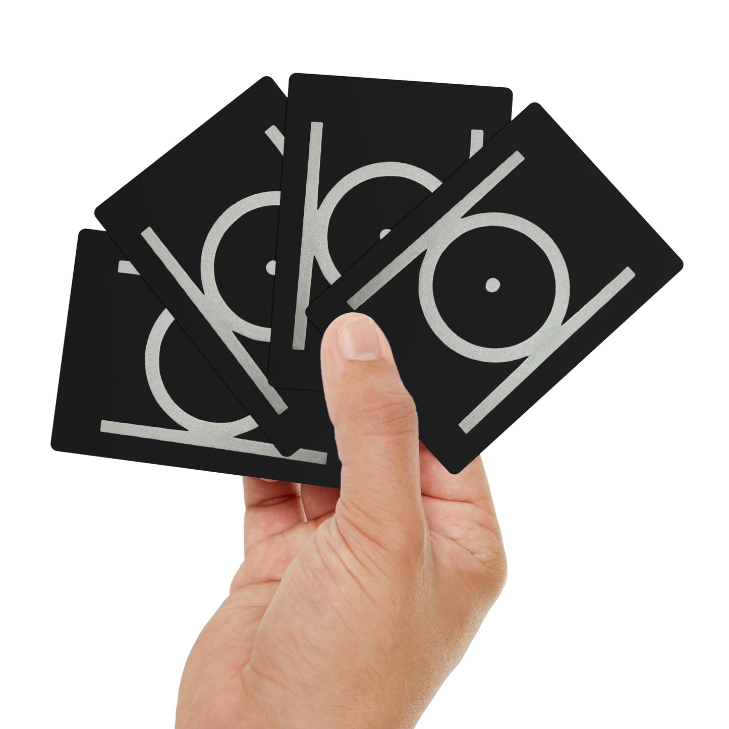 Point in Circle Poker Cards