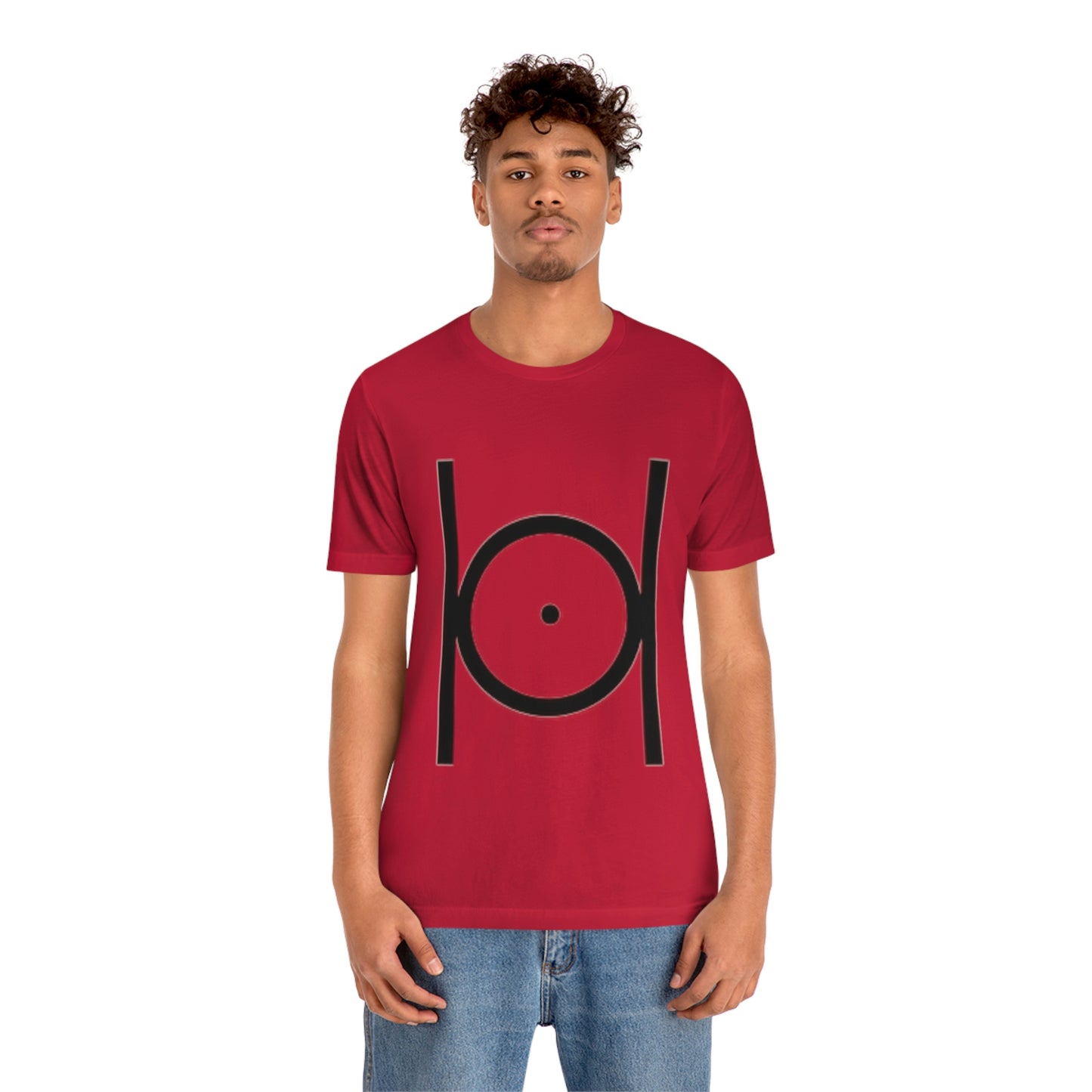 Point in Circle Jersey Short Sleeve Tee