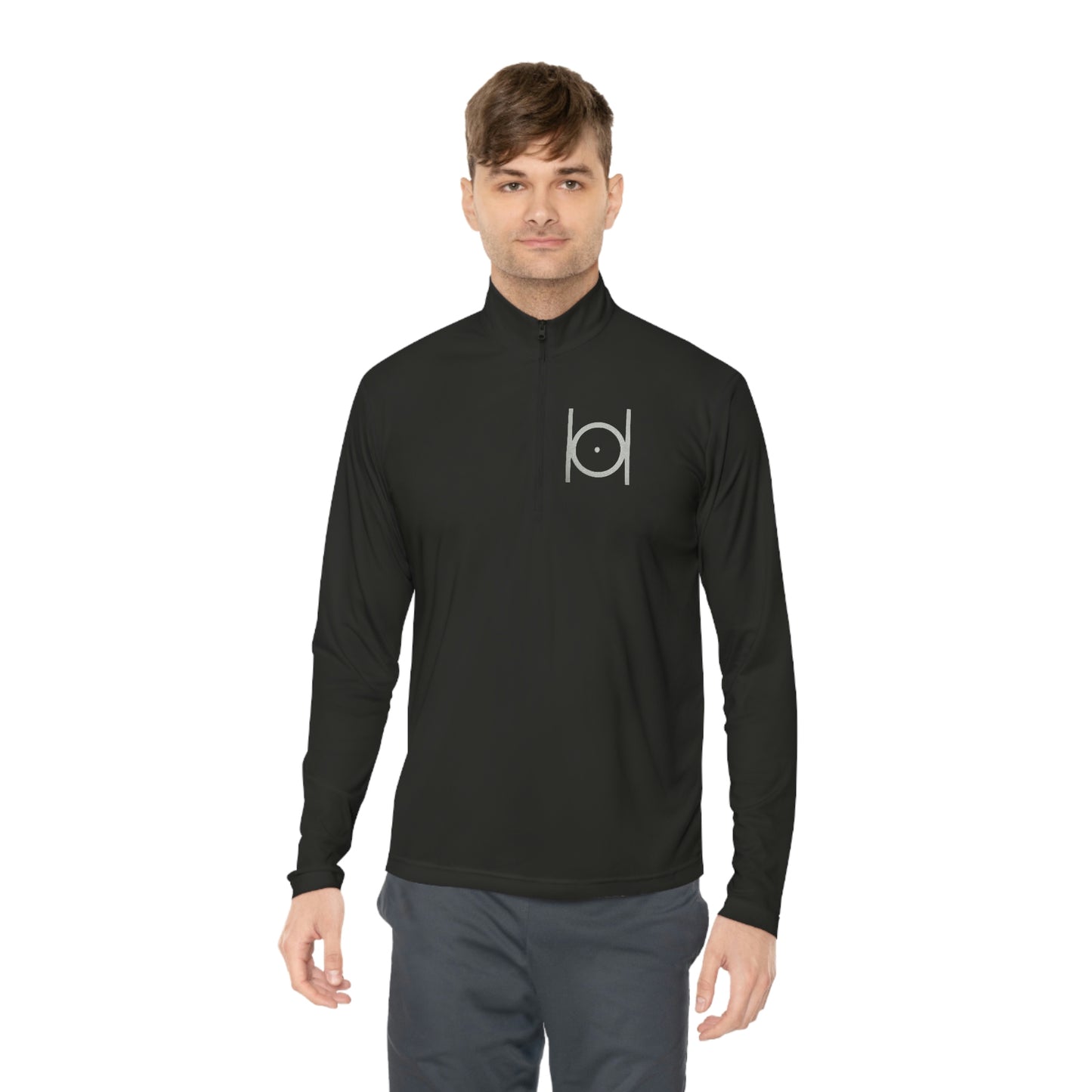 Point in Circle Quarter-Zip Pullover
