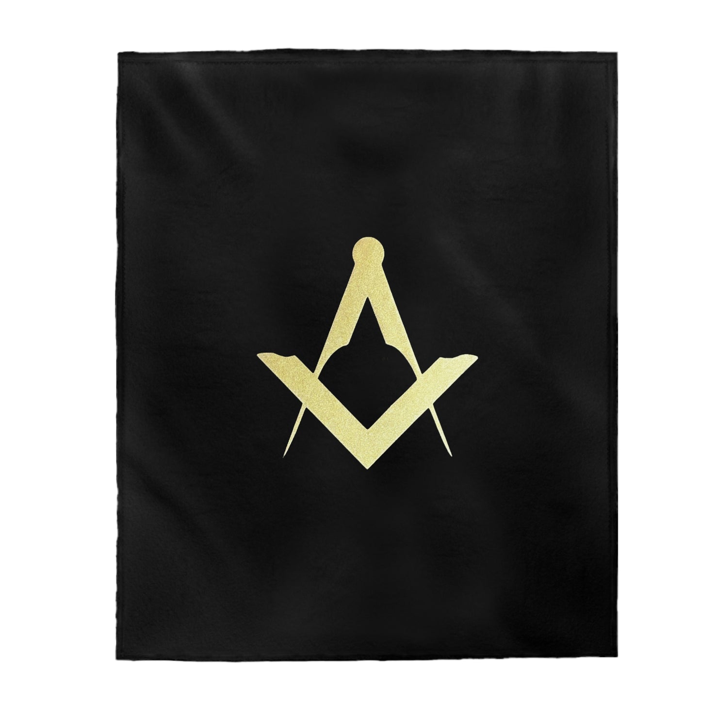 Euro Square and Compasses Plush Blanket