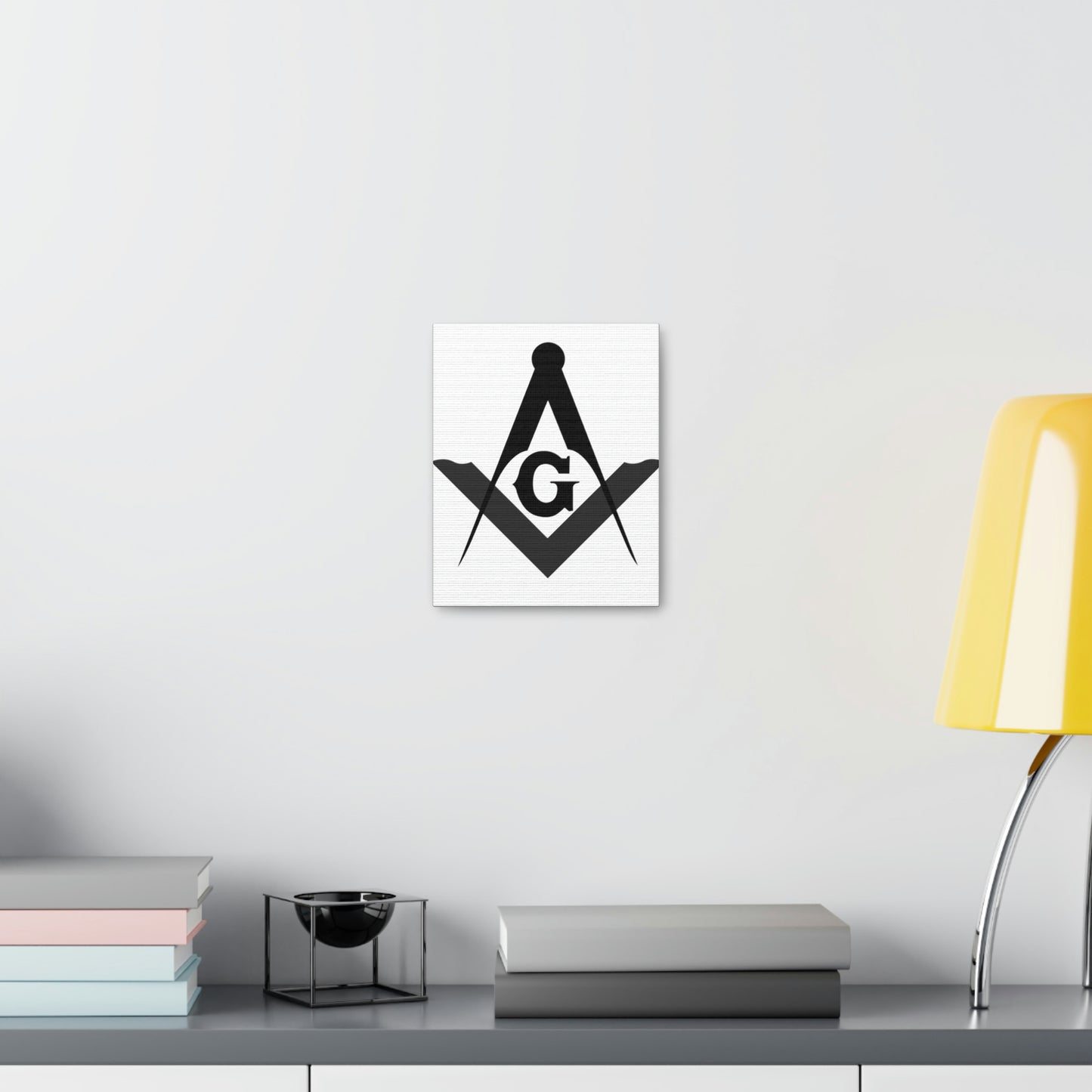 Square and Compasses Canvas