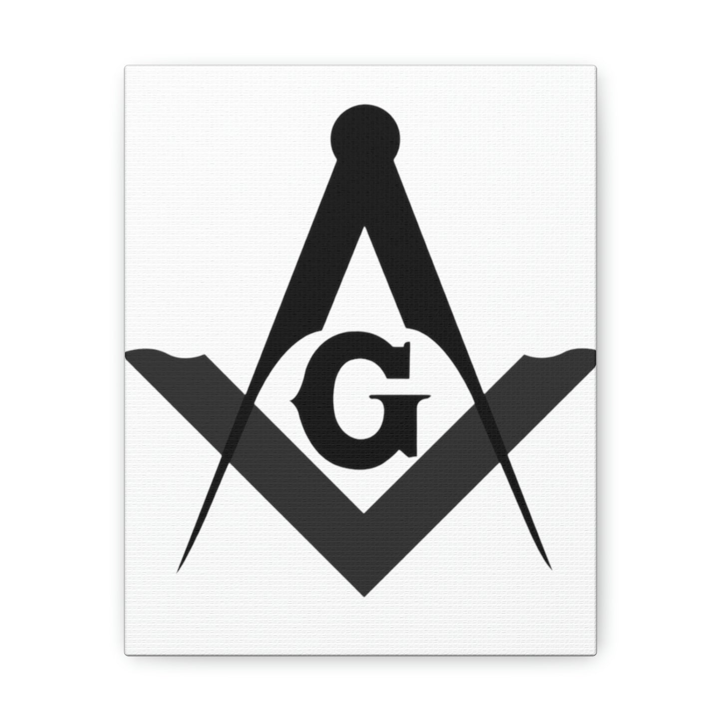 Square and Compasses Canvas