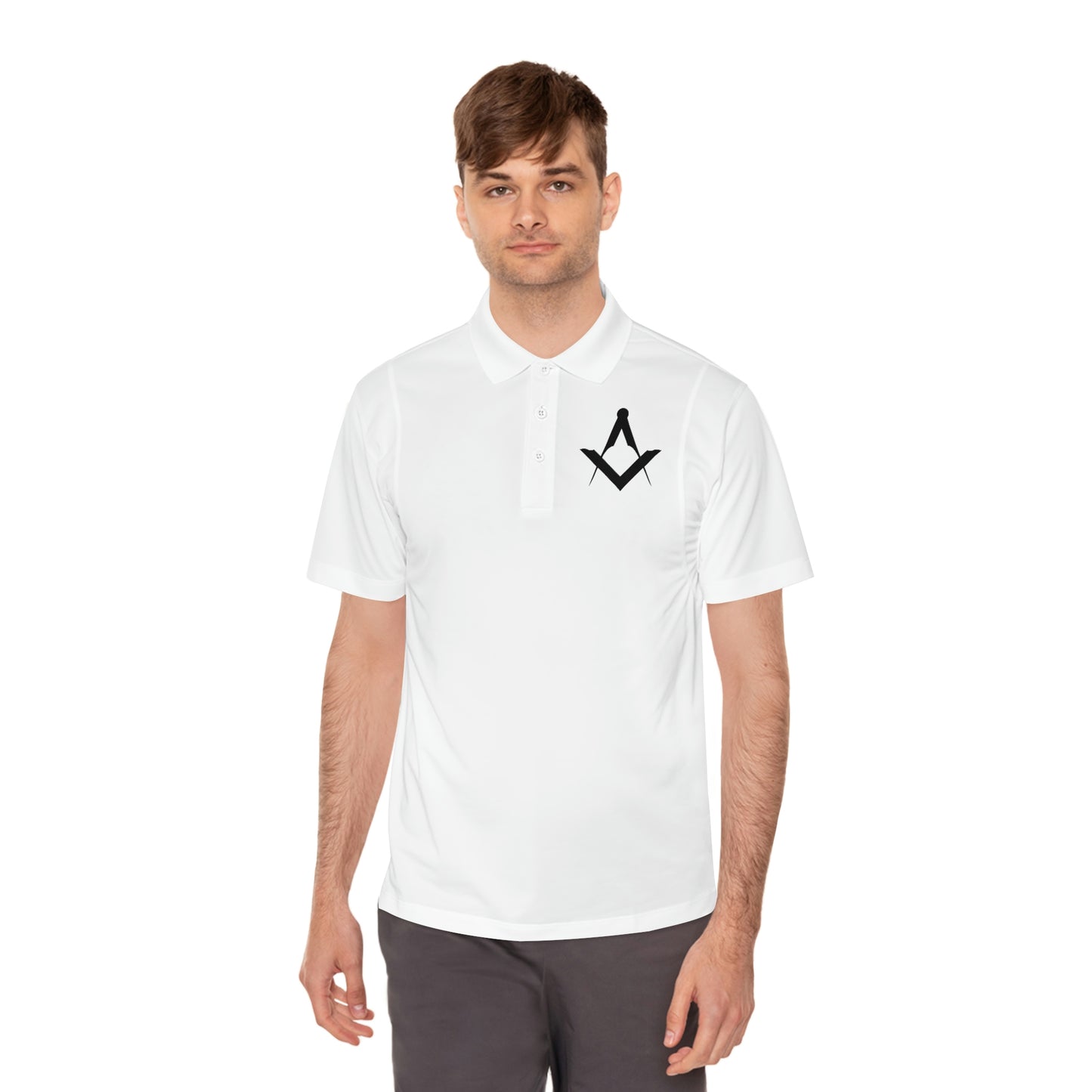 Euro Square and Compasses Sport Polo Shirt