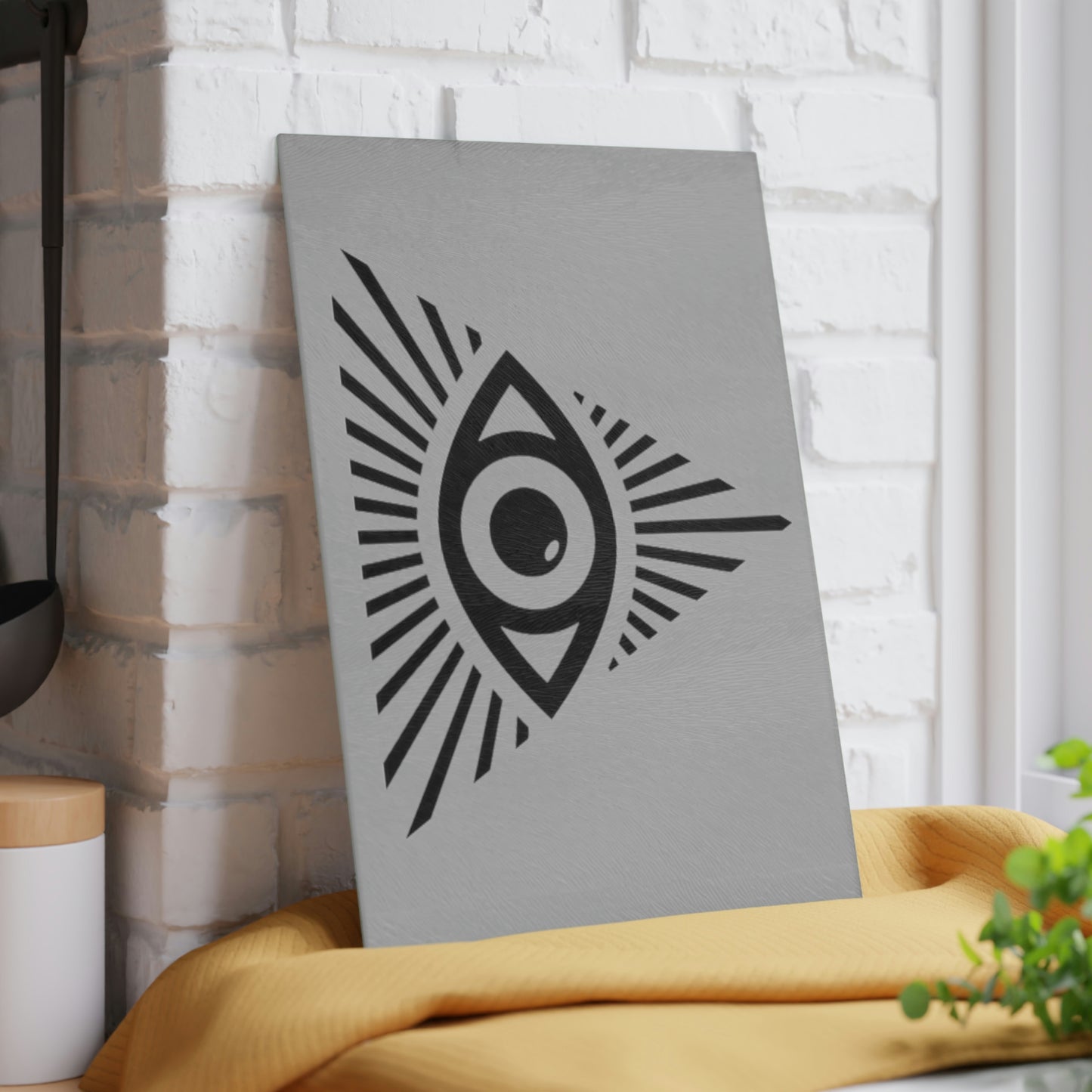 All Seeing Eye Glass Cutting Board