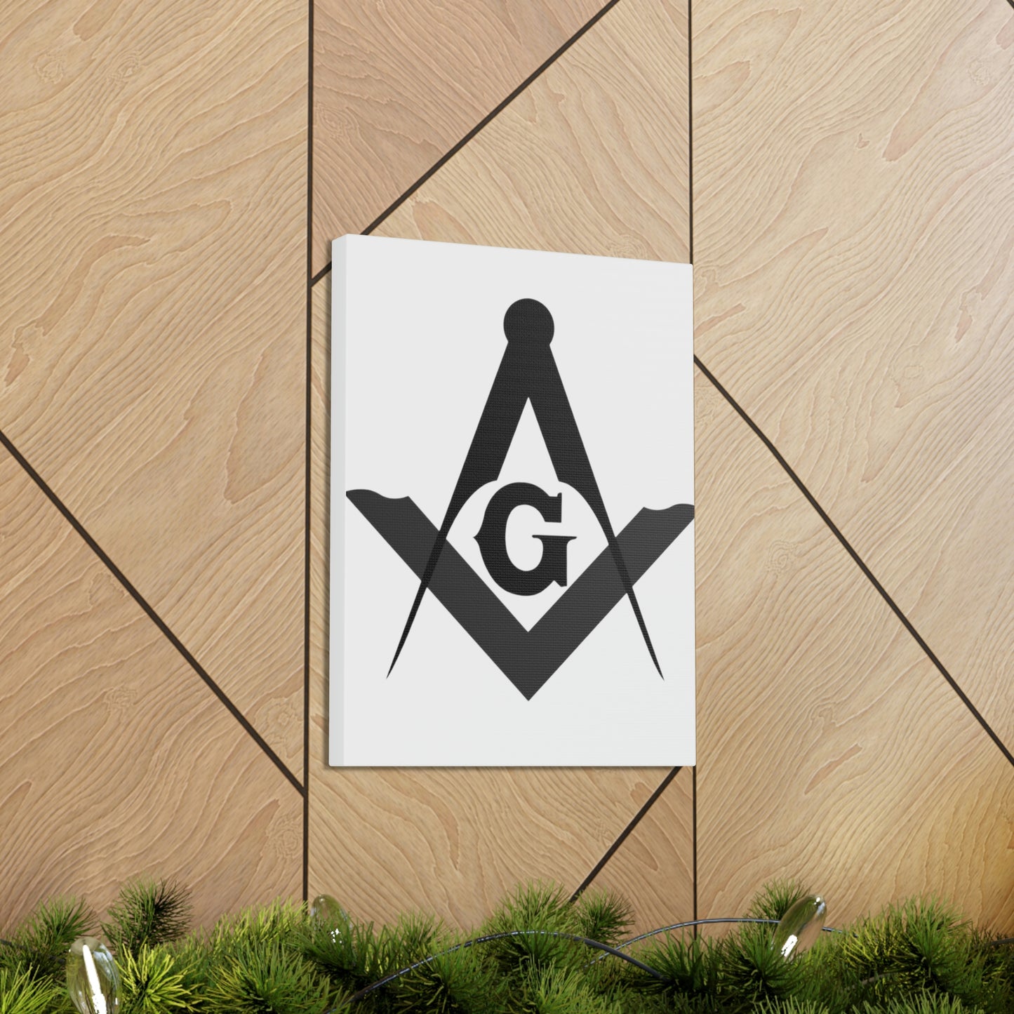 Square and Compasses Canvas