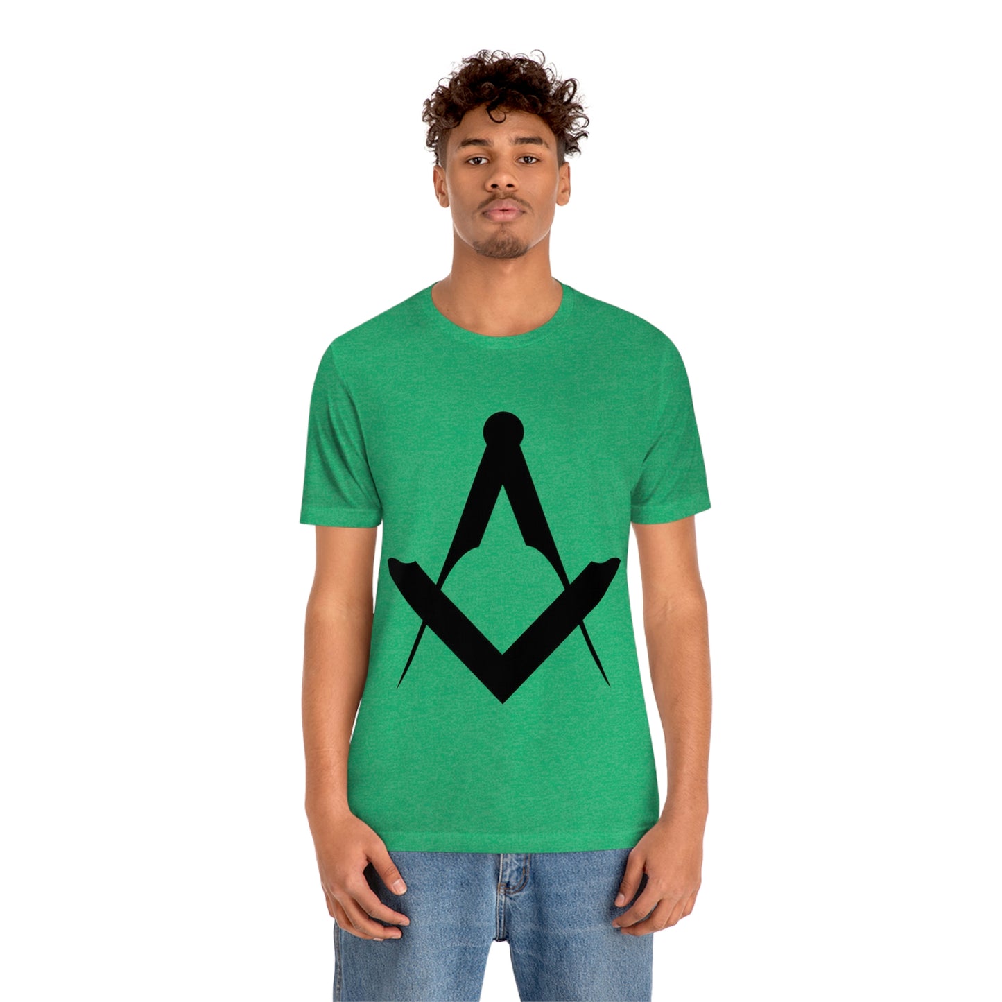 Euro Square and Compasses Jersey Short Sleeve Tee