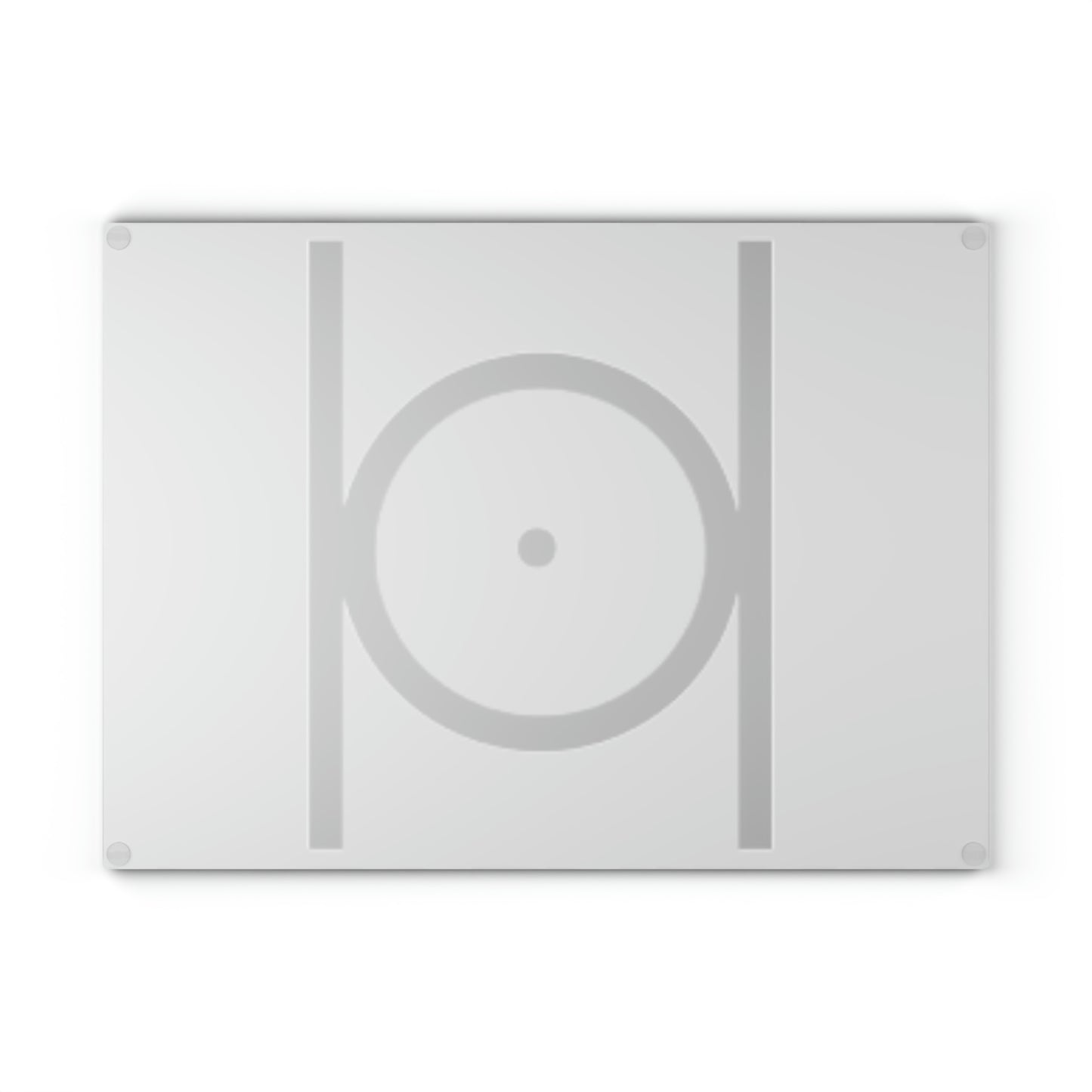 Point in Circle Glass Cutting Board