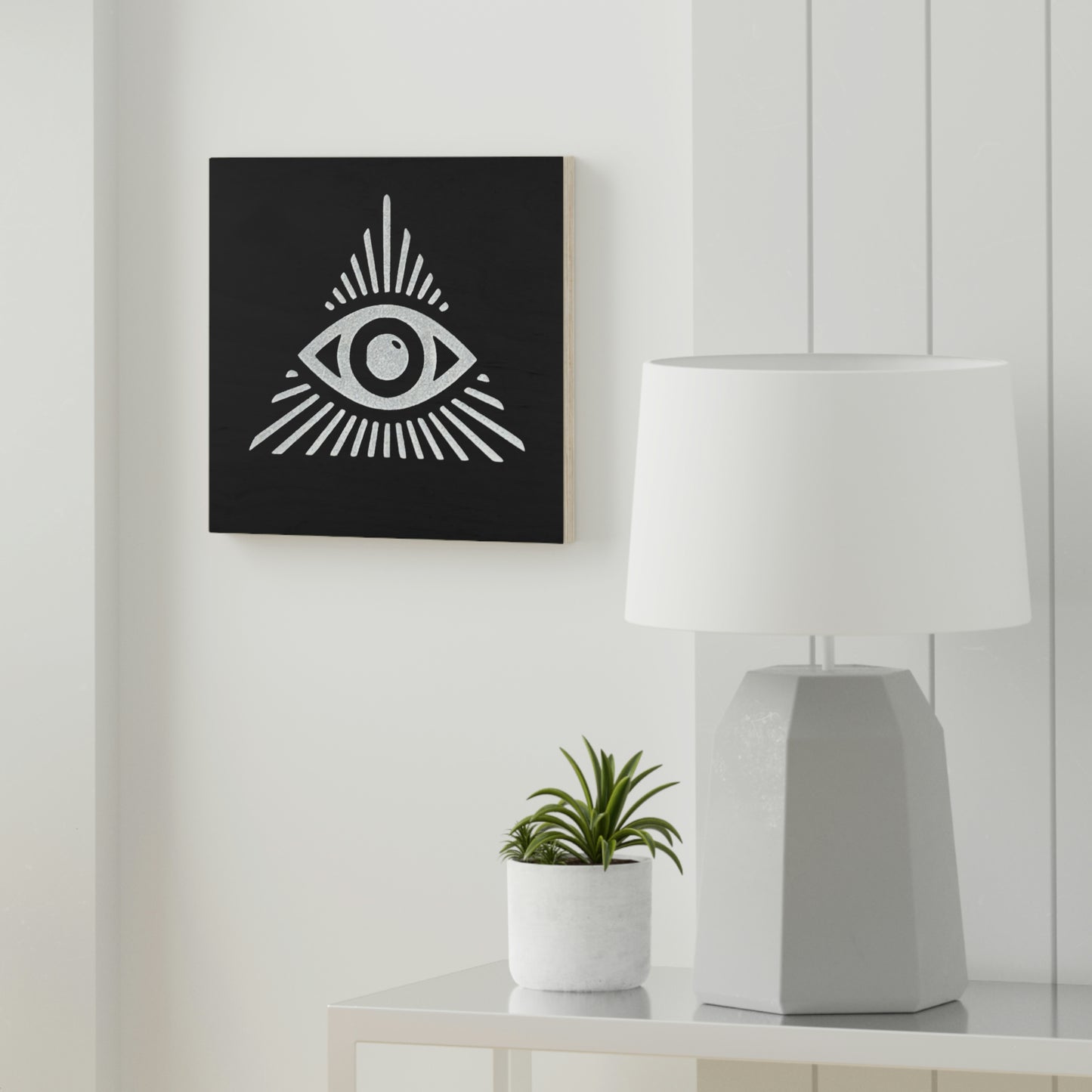 All Seeing Eye Wood Canvas