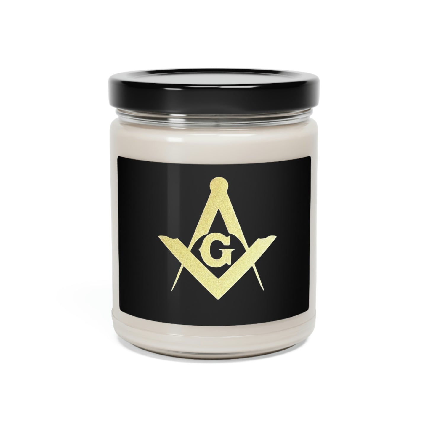 Square and Compasses Scented Soy Candle, 9oz