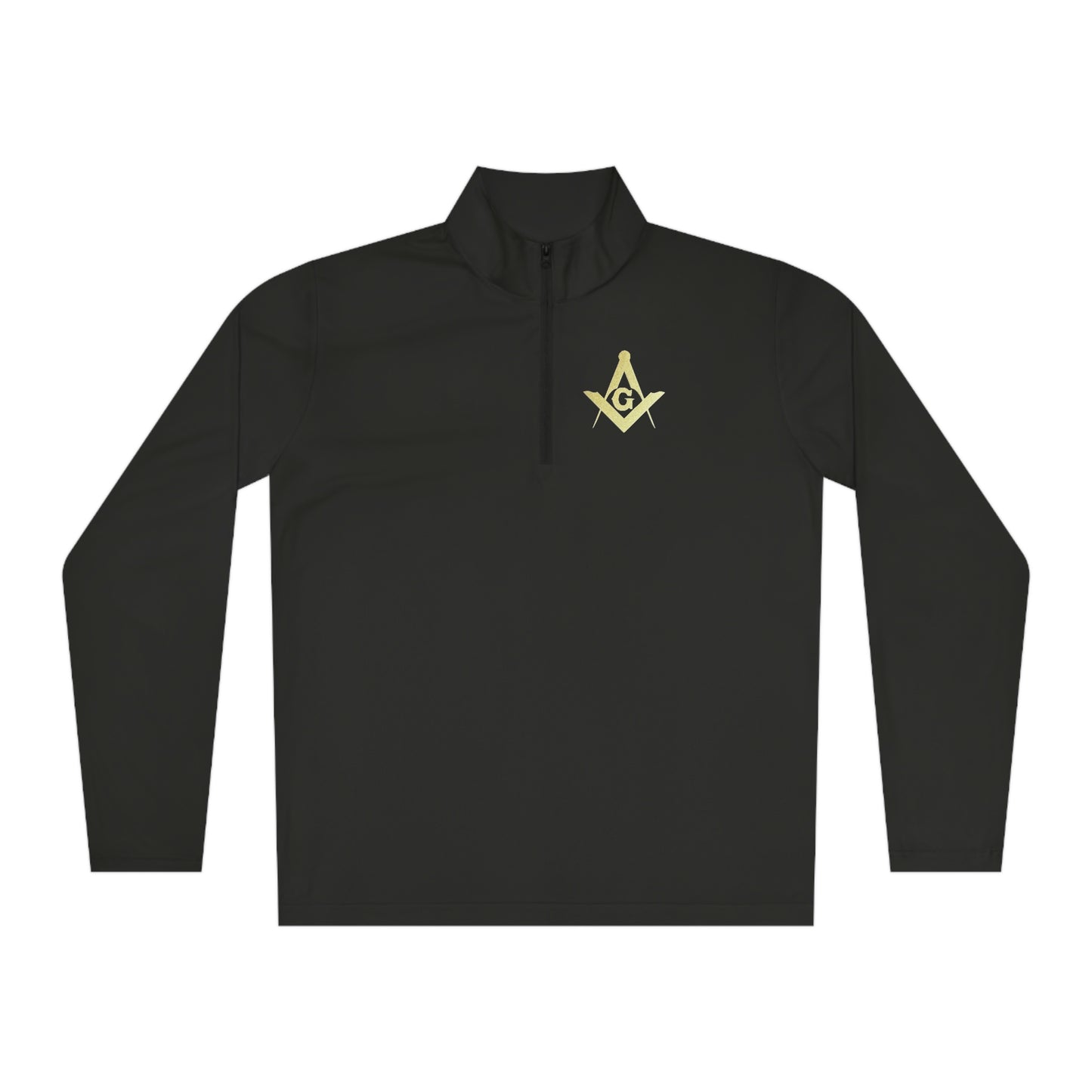 Square and Compass Quarter-Zip Pullover