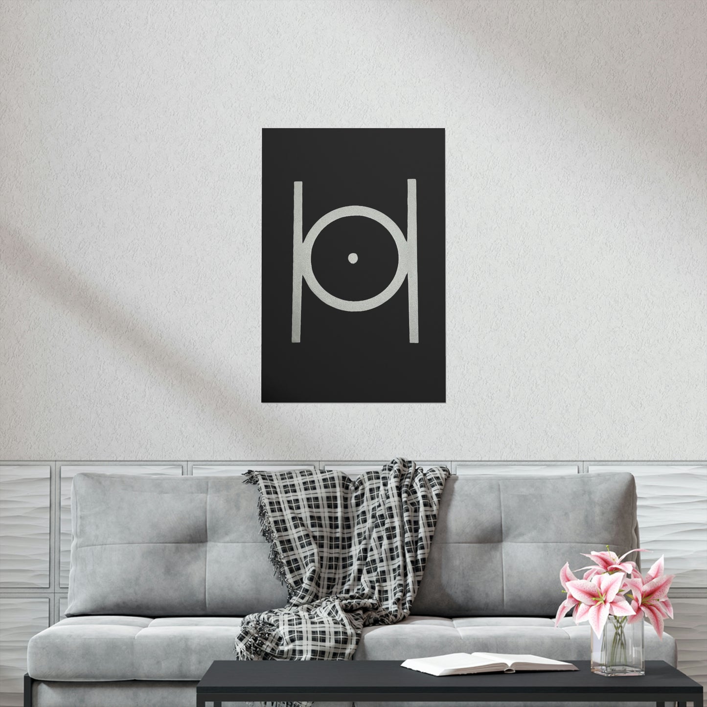 Point in Circle Premium Matte Vertical Posters