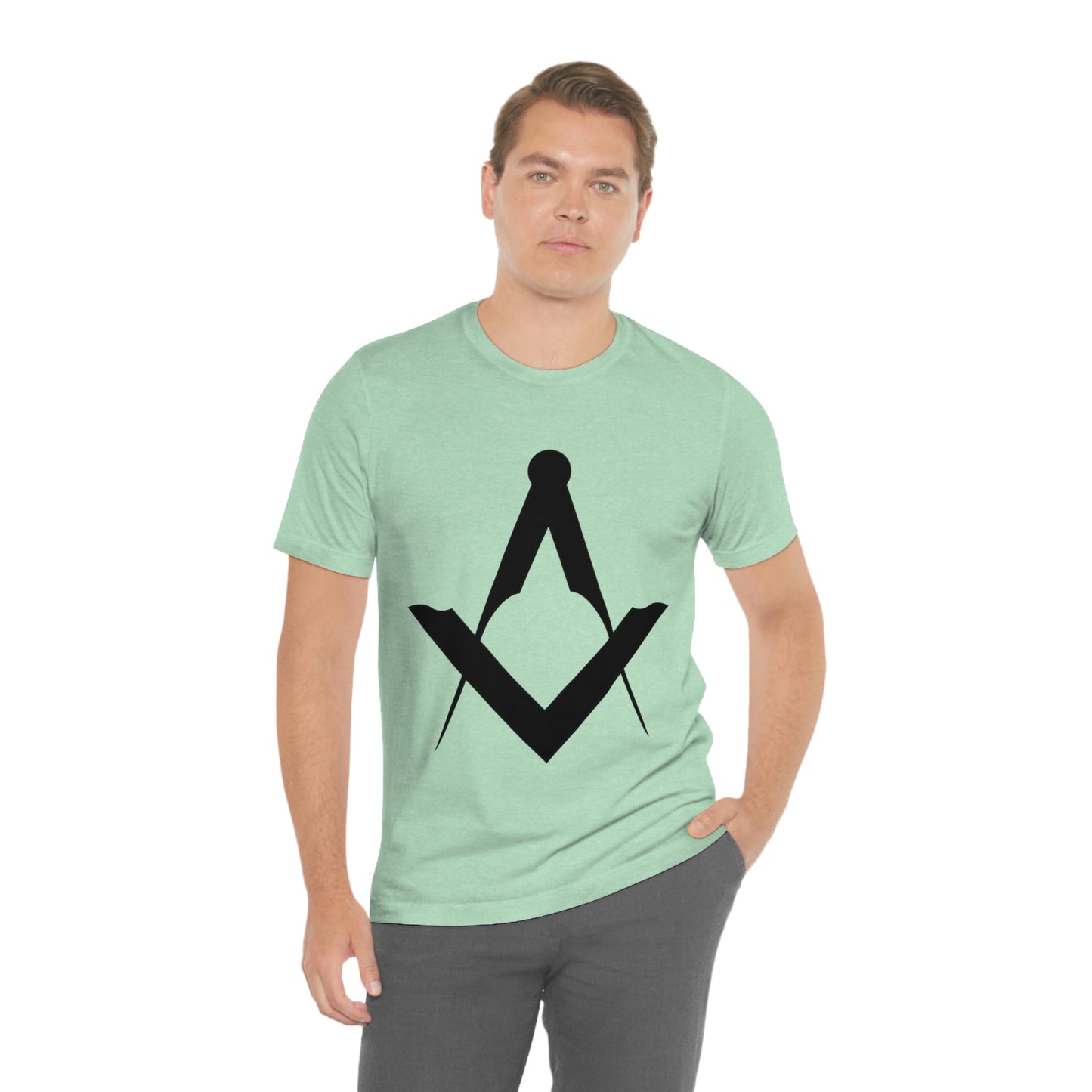 Euro Square and Compasses Jersey Short Sleeve Tee