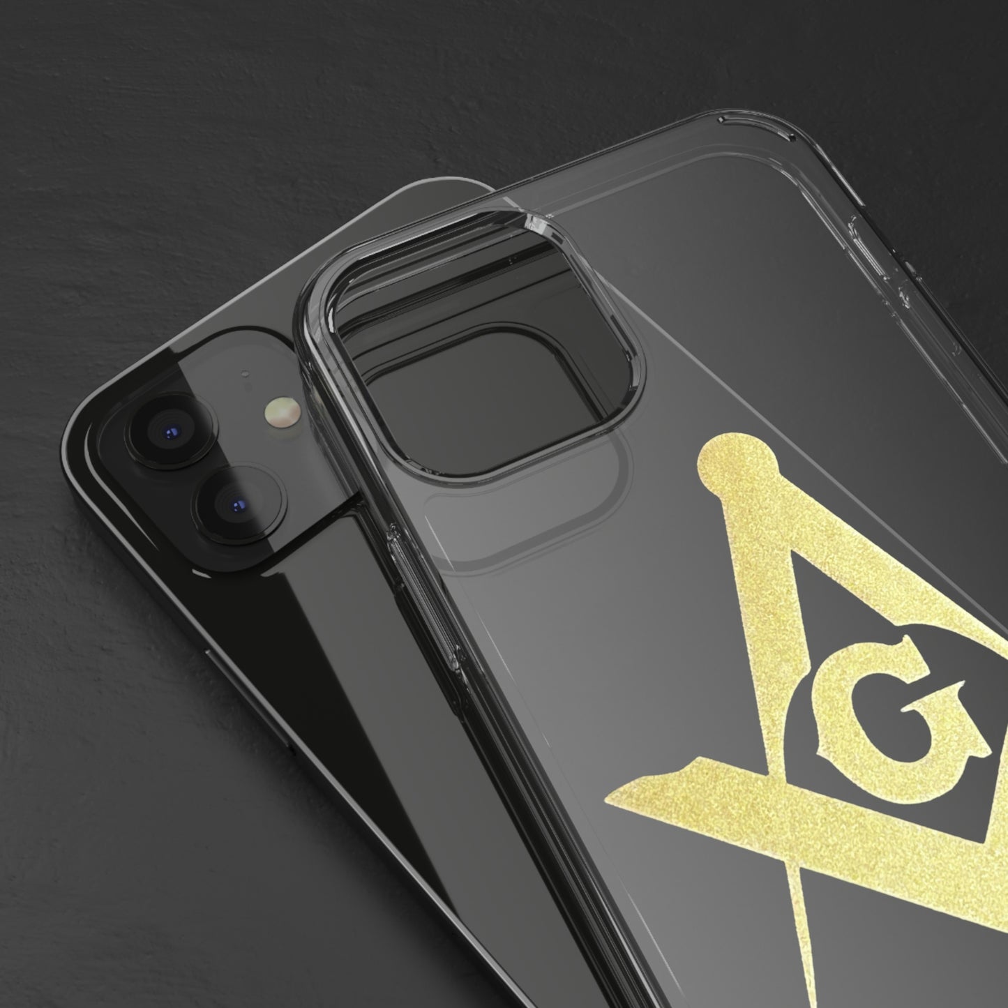 Square and Compasses Clear Cases for iPhone 12