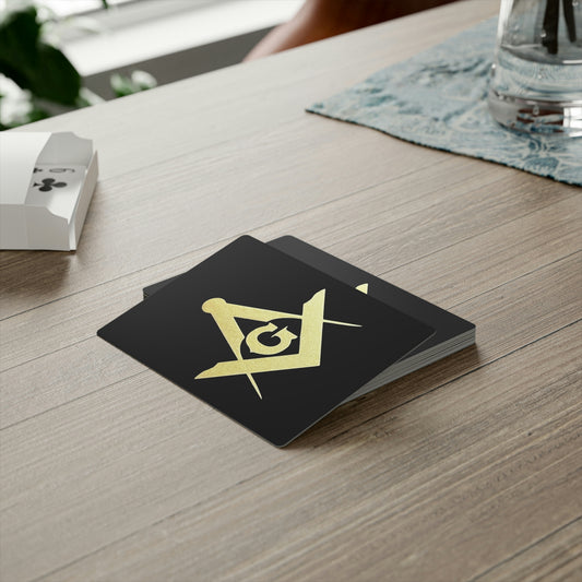 Square and Compasses Poker Cards